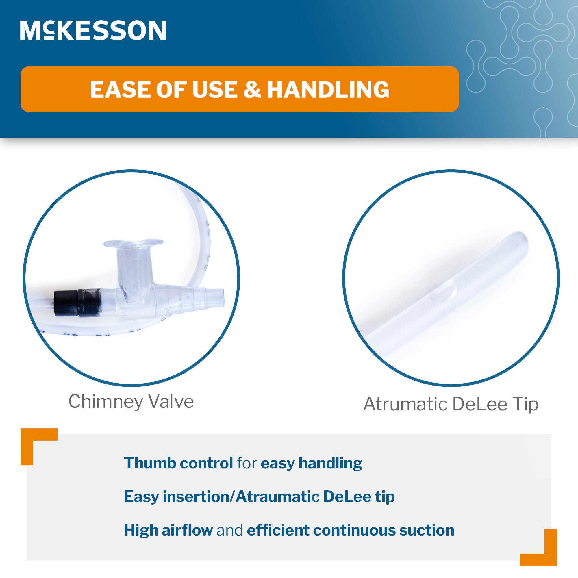 McKesson Brand - 16-DT10FRKR Suction Catheter Tray McKesson 10 Fr. DeLee Tip Chimney Control Vent