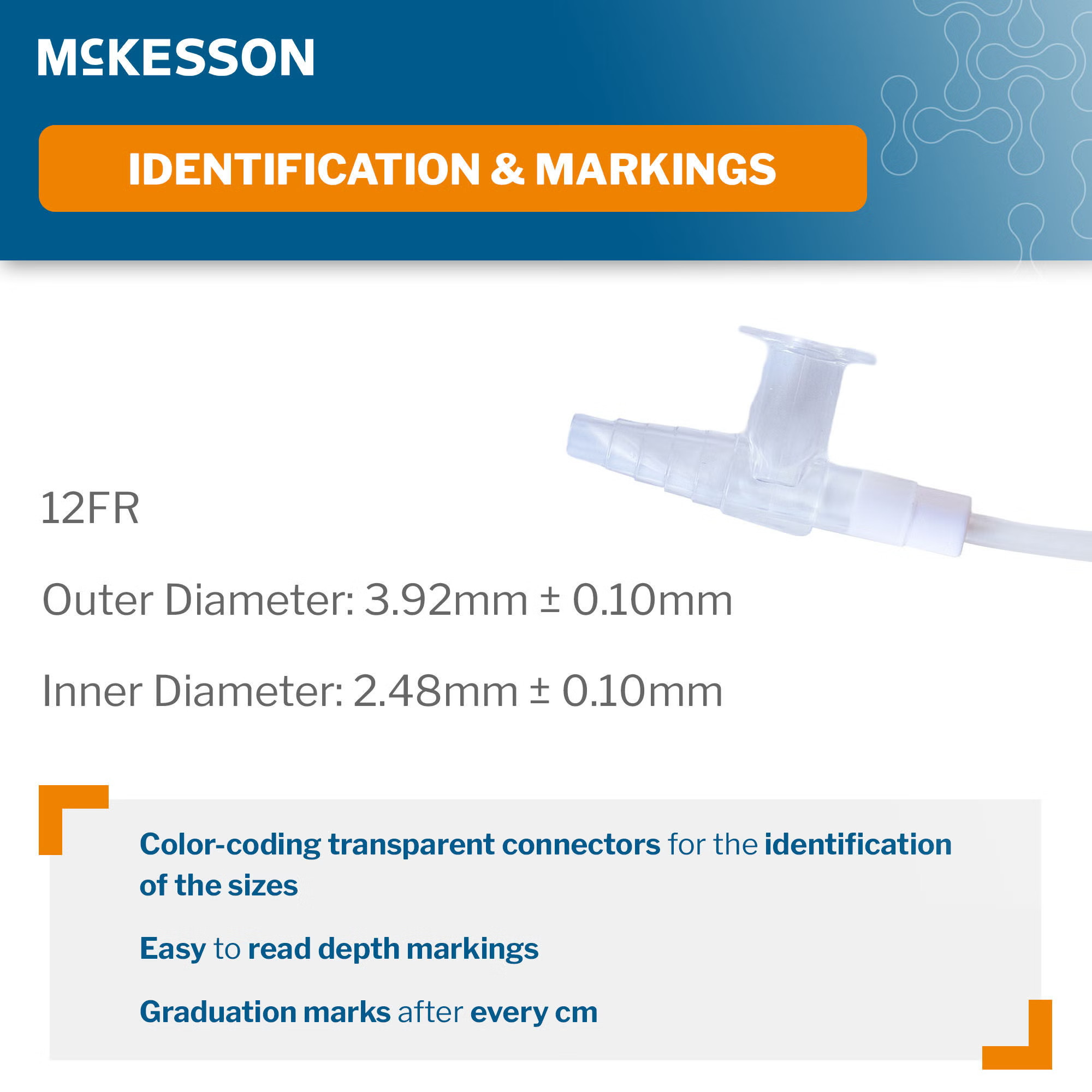 McKesson Brand - 16-DT12FRKR Suction Catheter Tray McKesson 12 Fr. DeLee Tip Chimney Control Vent