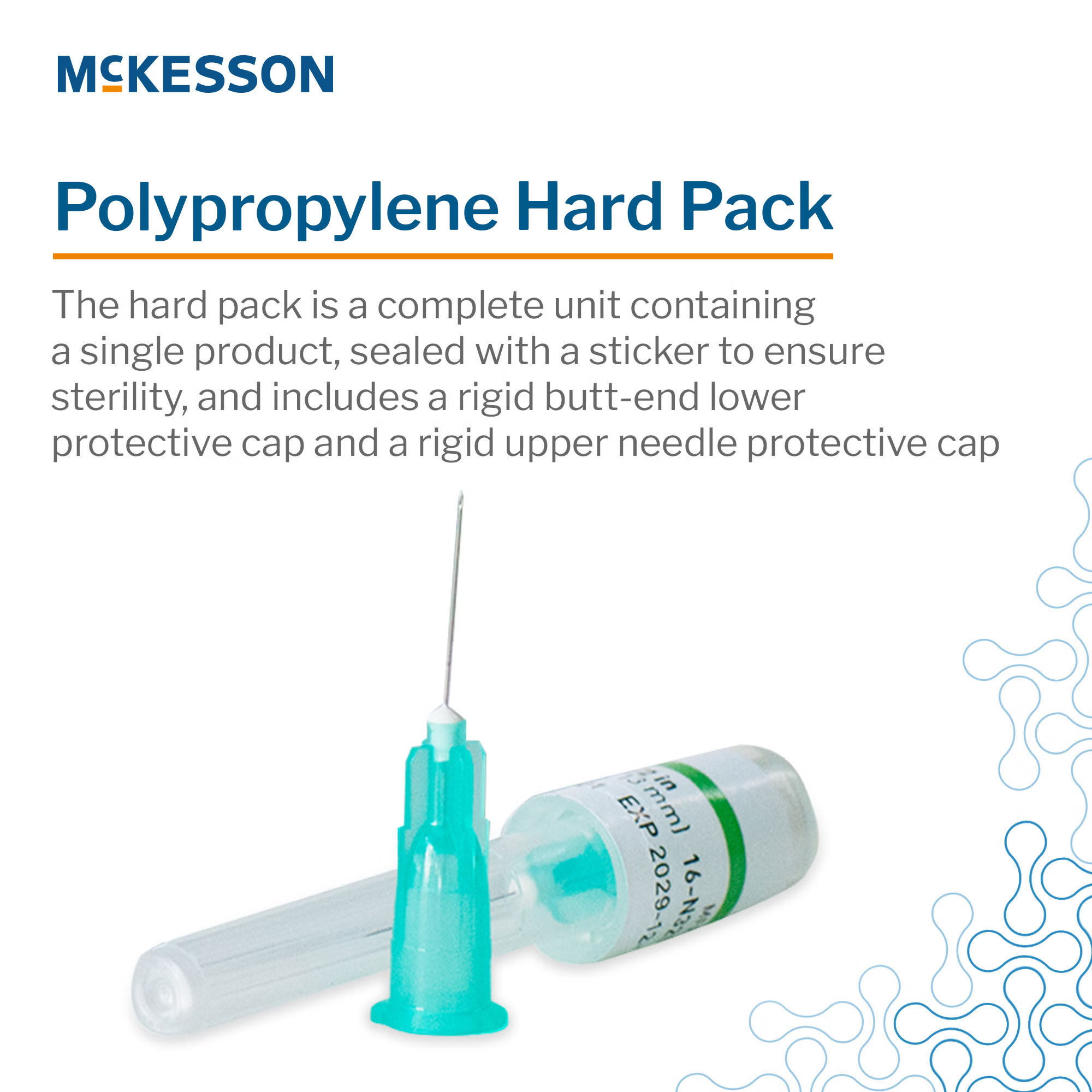 McKesson Brand - 16-N3205 Hypodermic Needle McKesson 1/2 Inch Length 32 Gauge Thin Wall Without Safety