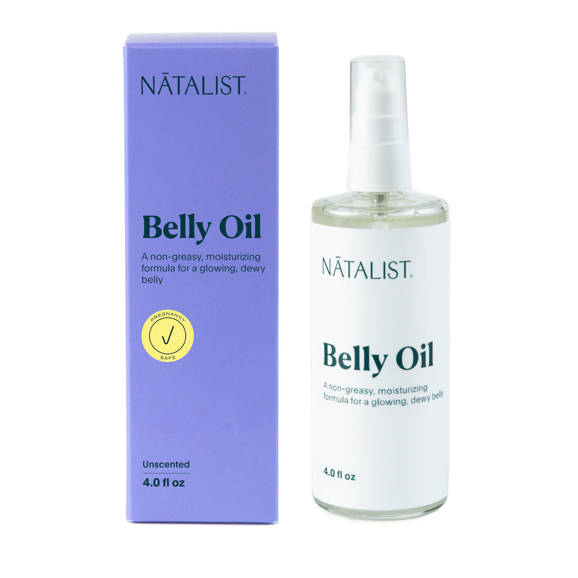 Natalist - NSC-8264 Body Oil Natalist® Belly Oil 4 oz. Pump Bottle Unscented Oil