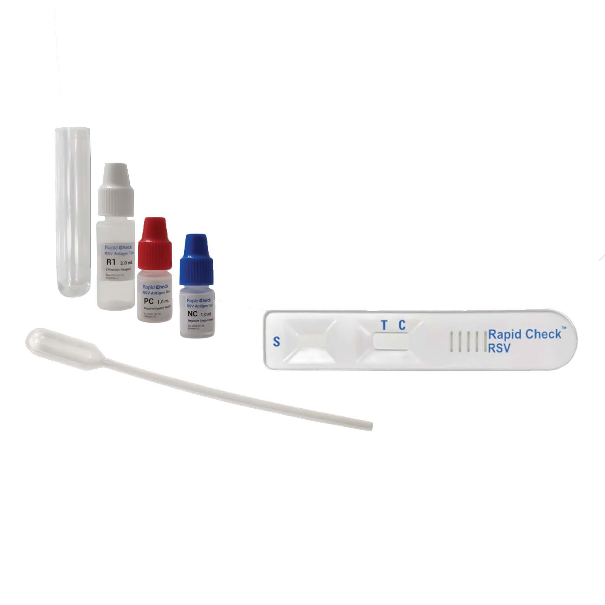 Germaine Laboratories Inc - GCRSV-502B-PBS Respiratory Test Kit Rapid Check™ Respiratory Syncytial Virus Test (RSV) 20 Test CLIA Waived