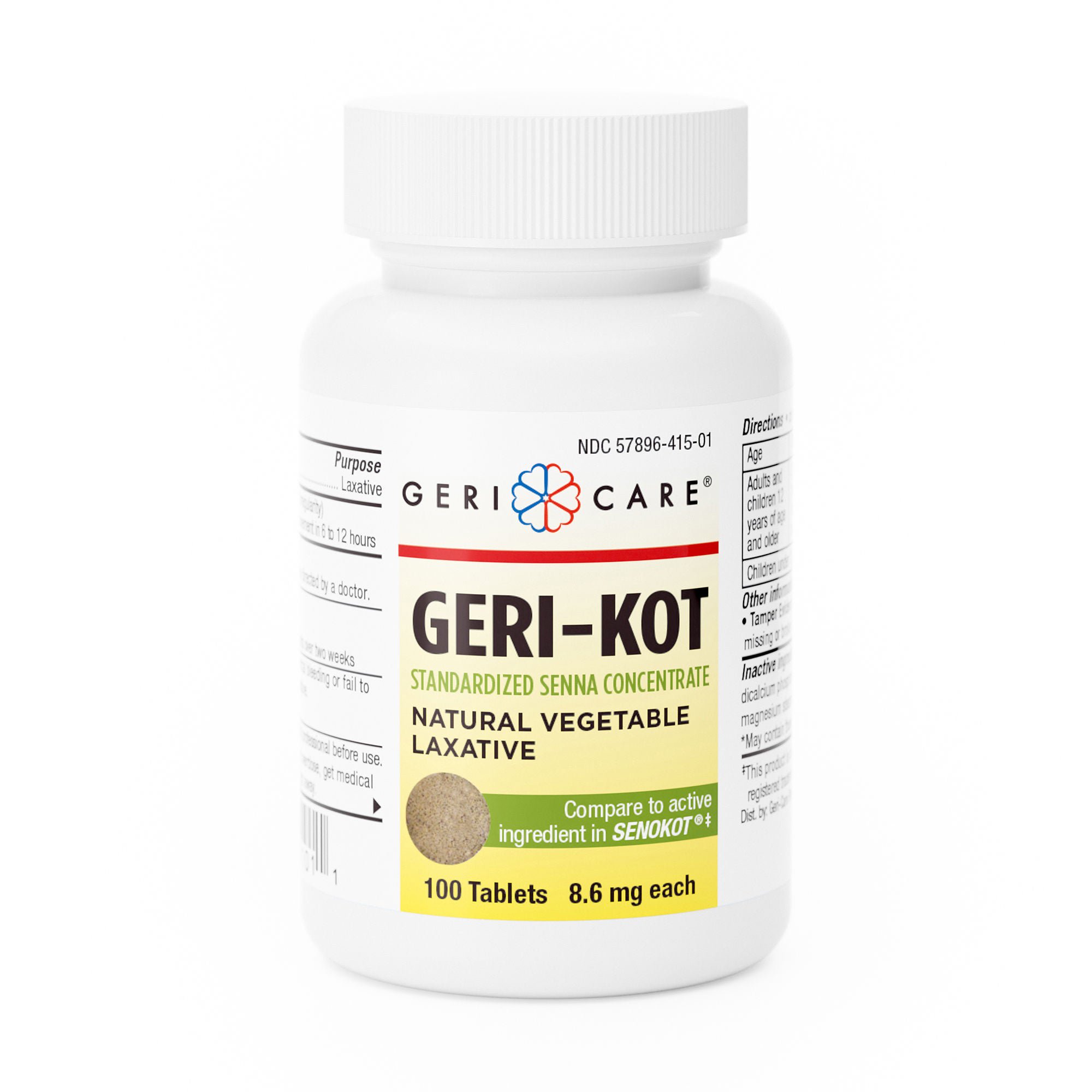 Geri-Care - 451-01-GCP Geri-Care® Geri-Kot Senna Concentrate Natural Vegetable Laxative