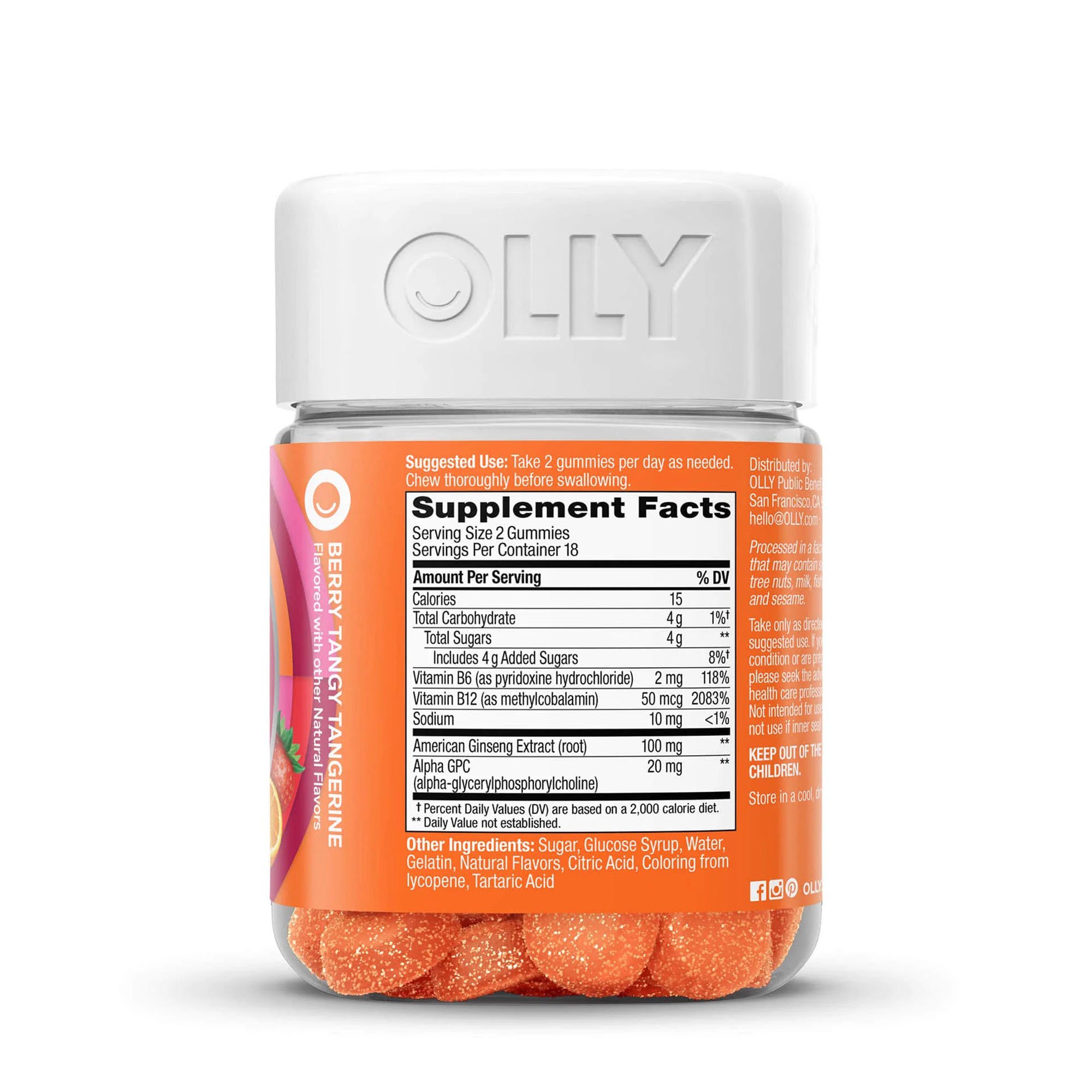OLLY Laser Focus Dietary Supplement 85815801525 by OLLY Public Benefit