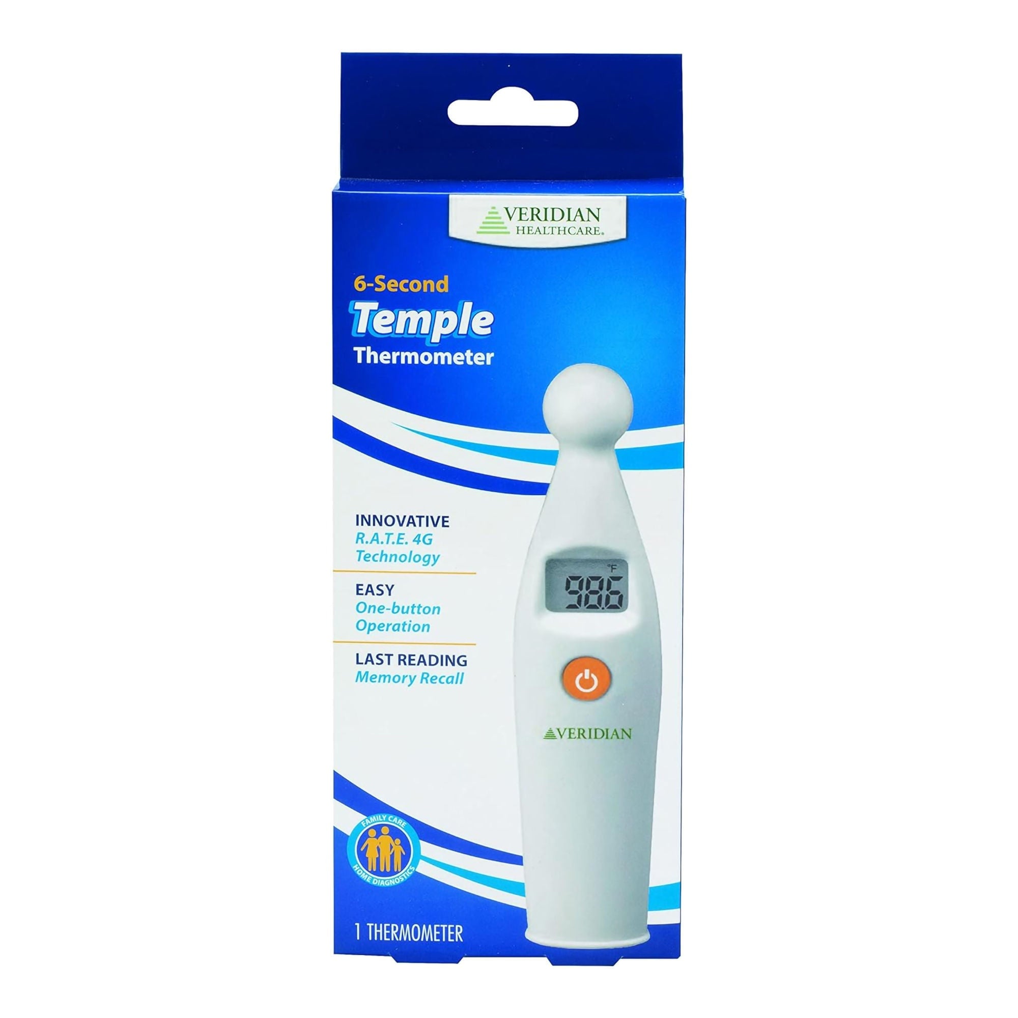 Veridian Healthcare LLC - 09-331 Temporal Contact Thermometer Veridian® Temporal Probe Handheld
