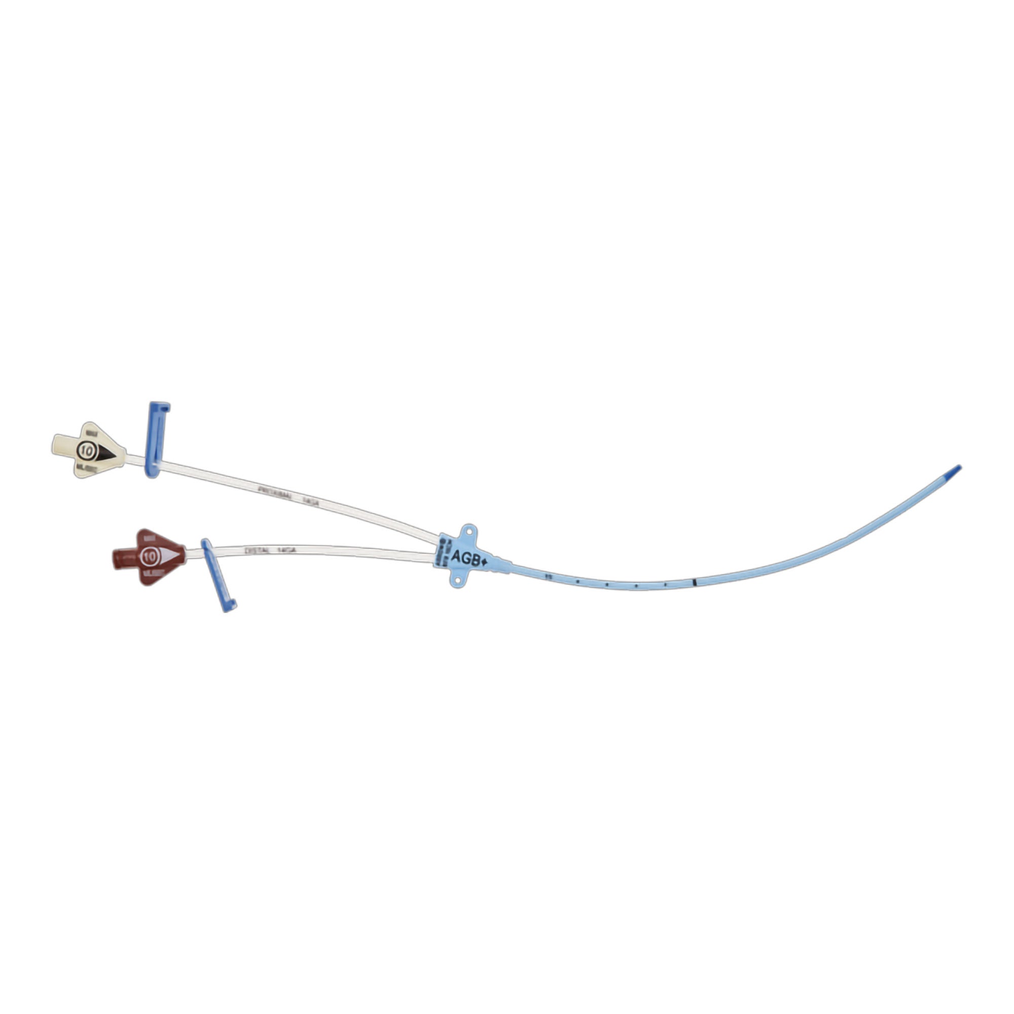 Teleflex Medical - CDC-46702-XP1A Pressure Injectable Central Venous Catheter Tray Arrowg+ard Blue Plus® Straight Soft Tip 7 Fr. Double Lumen