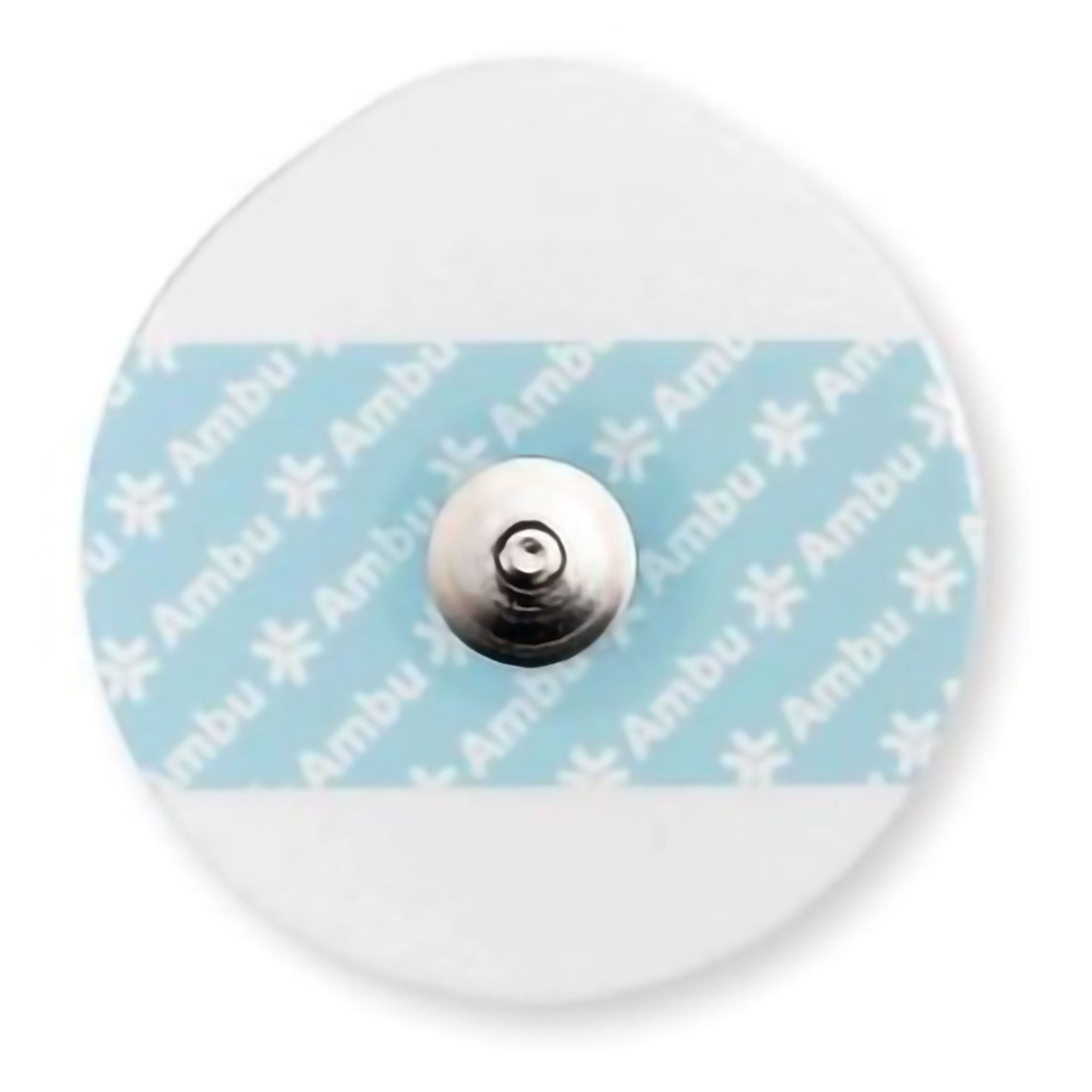 Ambu - 4500M ECG Monitoring Electrode White Sensor Snap Connector Wet Gel Foam Backing Adult Radiolucent / MR Conditional 60 per Pack