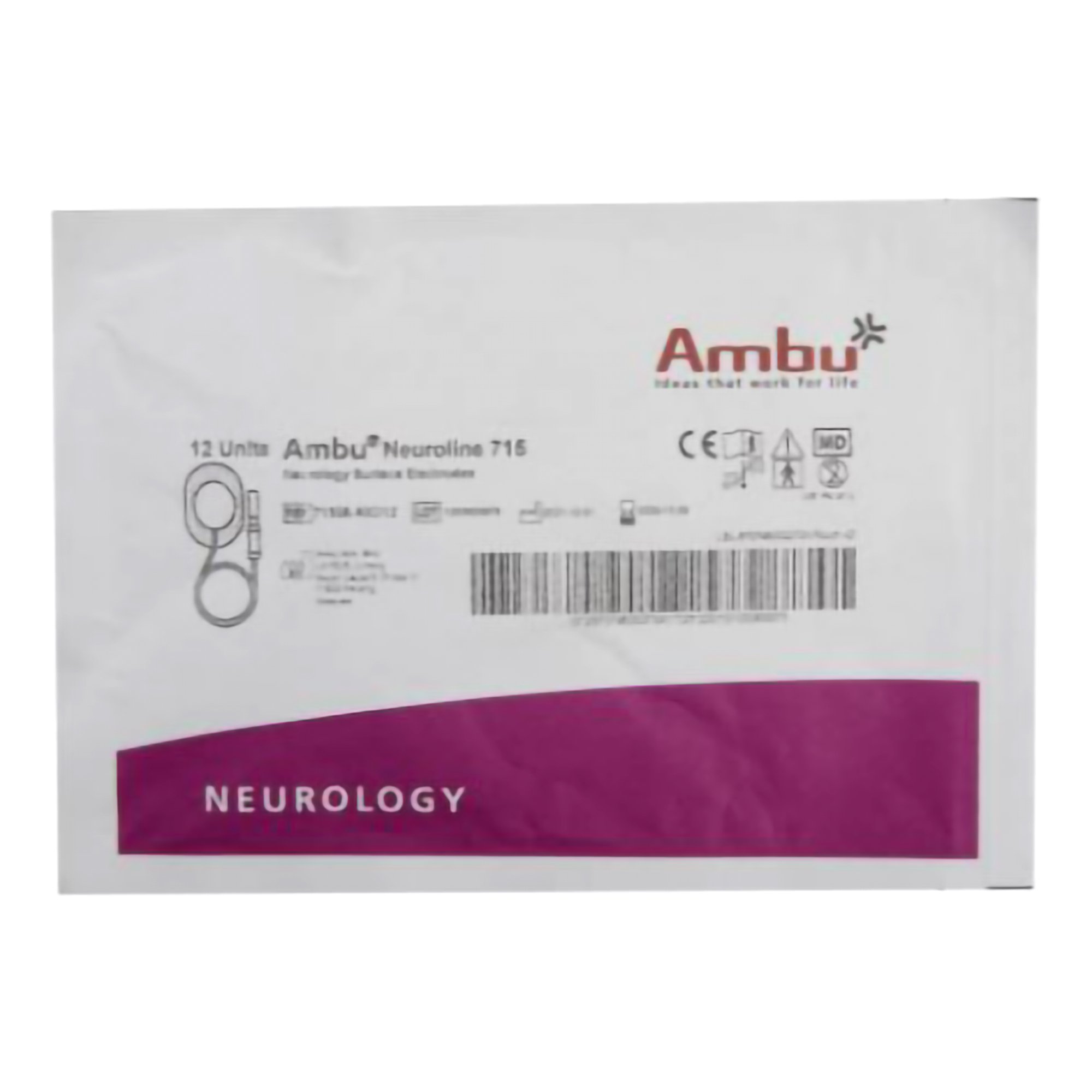 Ambu Neuroline 715 Neuroline Electrode 71508-K-C-12 by Ambu