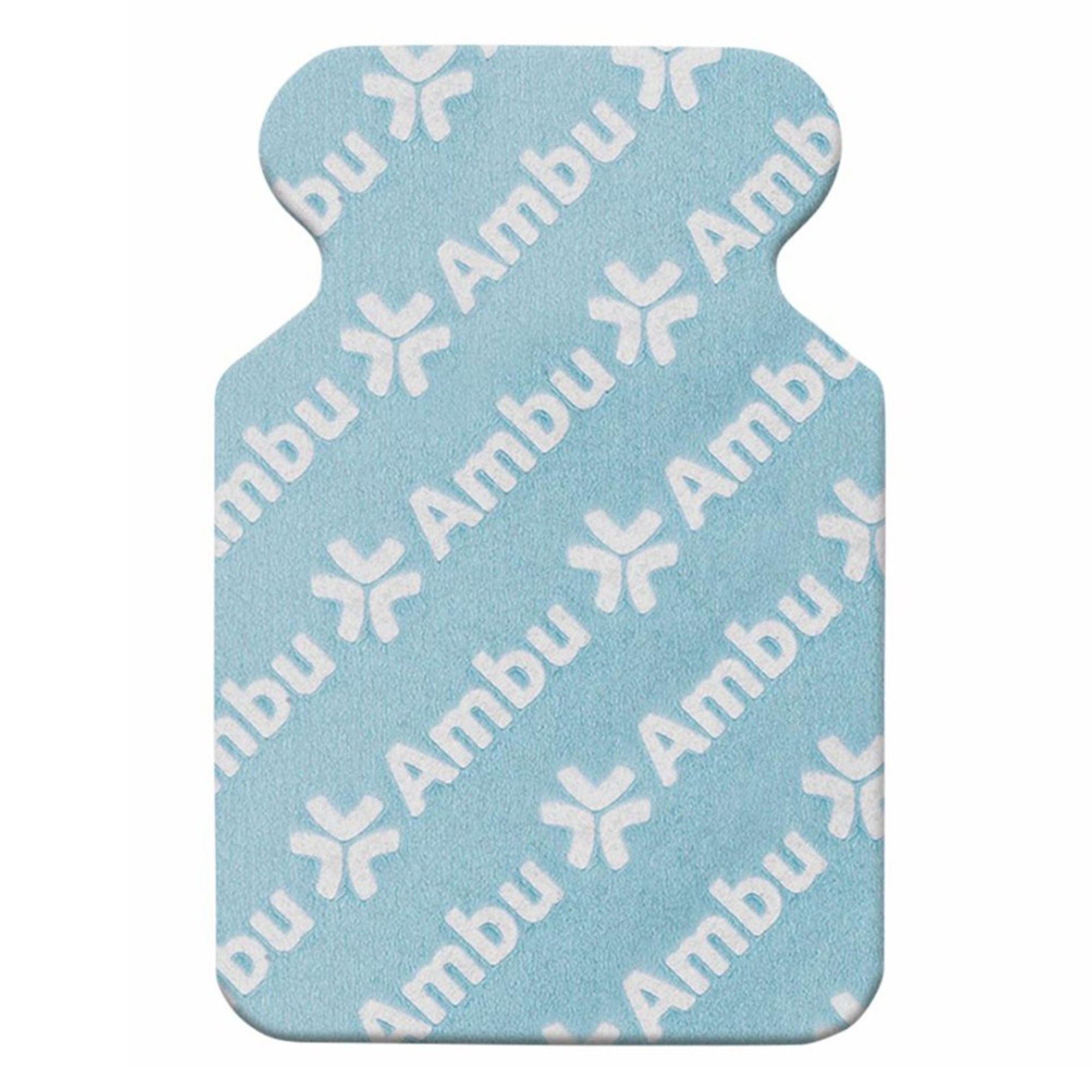 Ambu - 0415M ECG Resting Electrode White Sensor Tab Connector Solid Gel Polymer Backing Adult Radiolucent / MR Conditional 10 per Pack
