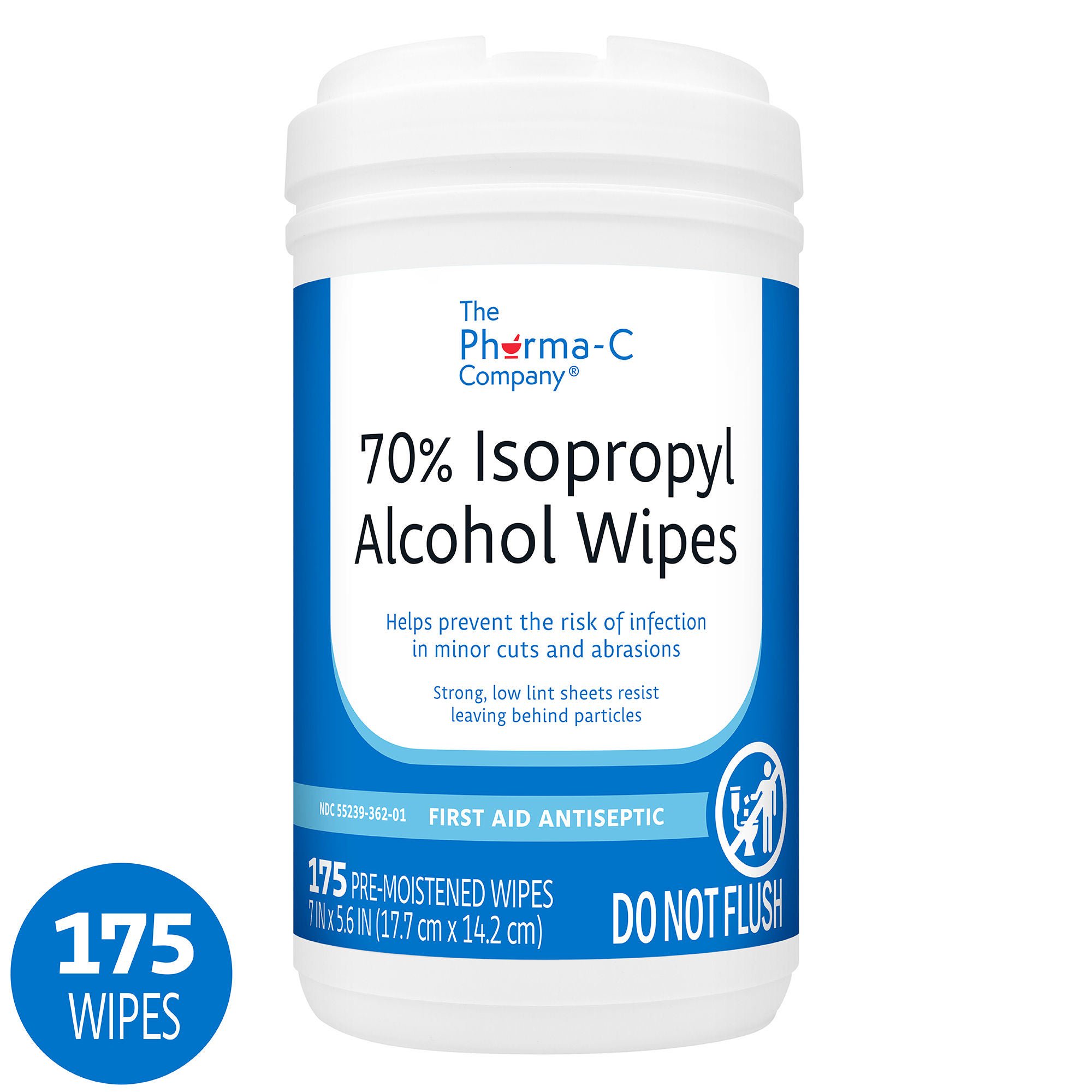 Kleen Test Products Corp - 63-10413 The Pharma-C Company® Isopropyl Alcohol Antiseptic Skin Wipe