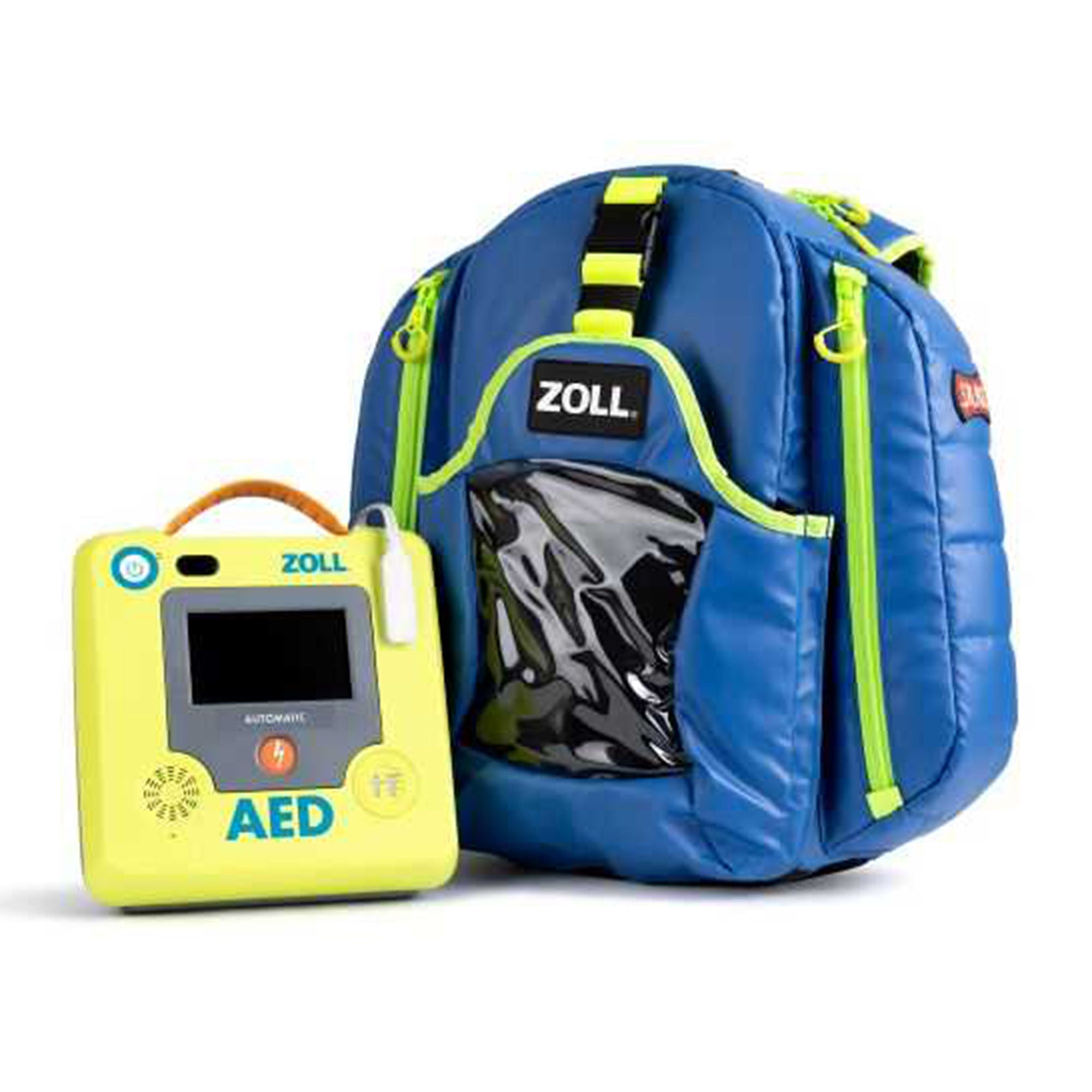 Zoll Medical - 8000-001468-01 AED Rescue Backpack Zoll Blue Tarpaulin 8 X 18 X 19 Inch