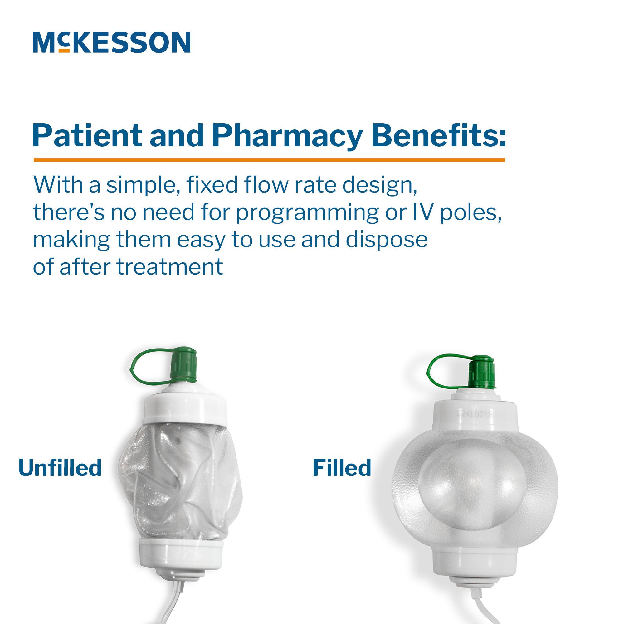 McKesson Brand - 16-EP5050 Elastomeric Pump McKesson 50 mL Volume 50 mL / Hr. Flow Rate