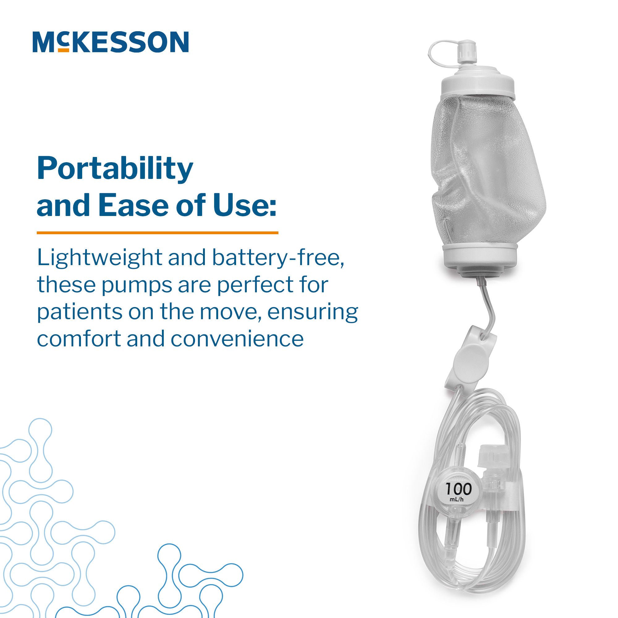McKesson Brand - 16-EP400100 Elastomeric Pump McKesson 400 mL Volume 100 mL / Hr. Flow Rate