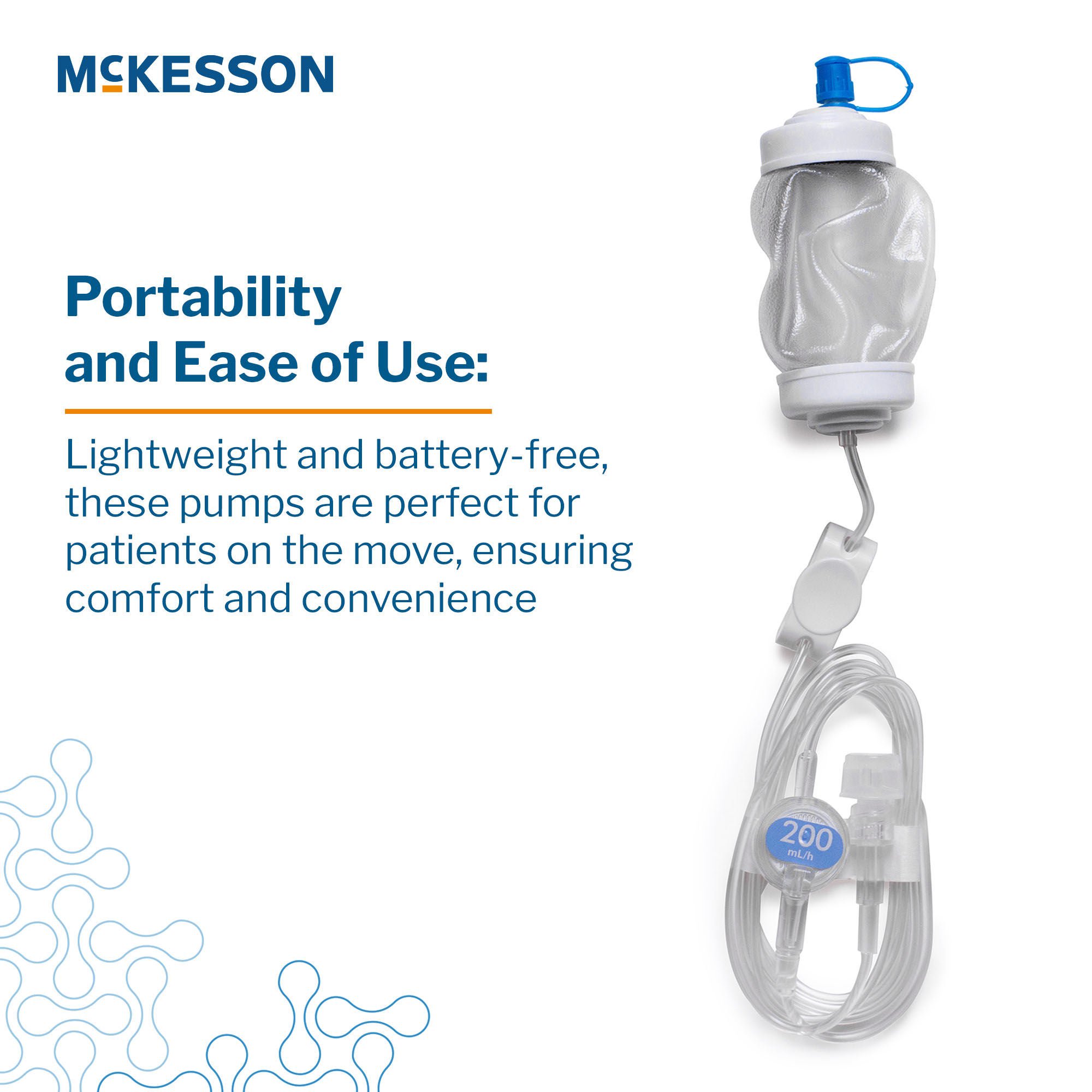McKesson Brand - 16-EP100200 Elastomeric Pump McKesson 100 mL Volume 200 mL / Hr. Flow Rate