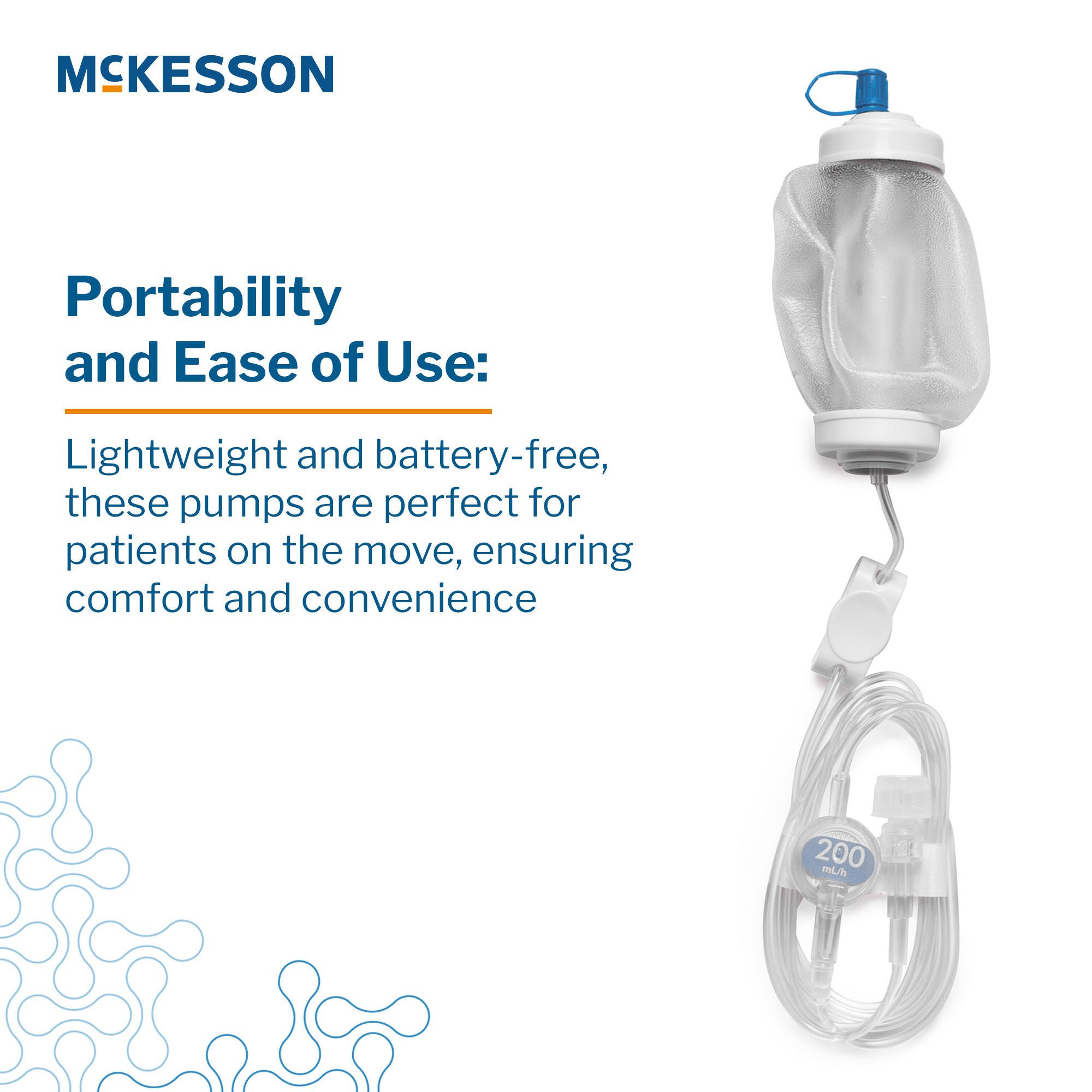 McKesson Brand - 16-EP400200 Elastomeric Pump McKesson 400 mL Volume 200 mL / Hr. Flow Rate