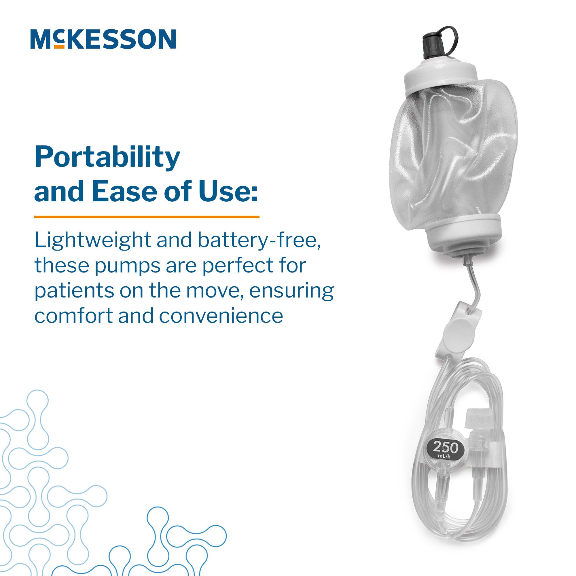McKesson Brand - 16-EP250250 Elastomeric Pump McKesson 250 mL Volume 250 mL / Hr. Flow Rate