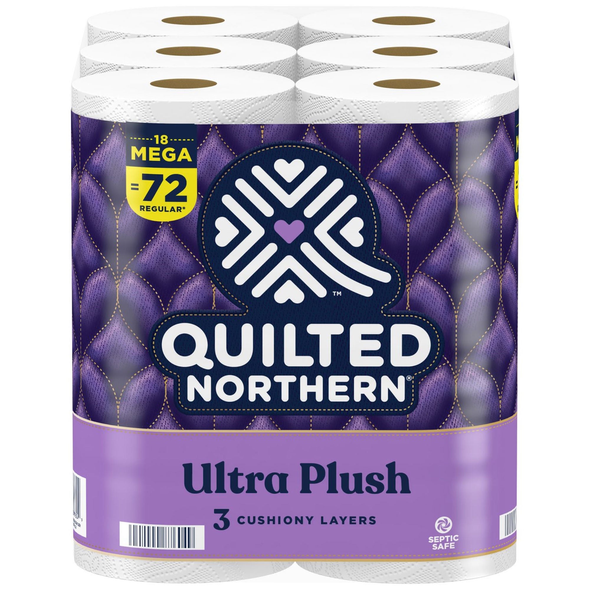 Essendant Co-United Stationers - GPC87604501 Toilet Tissue Quilted Northern White 3-Ply Jumbo Size Cored Roll 255 Sheets 3.8 X 4 Inch