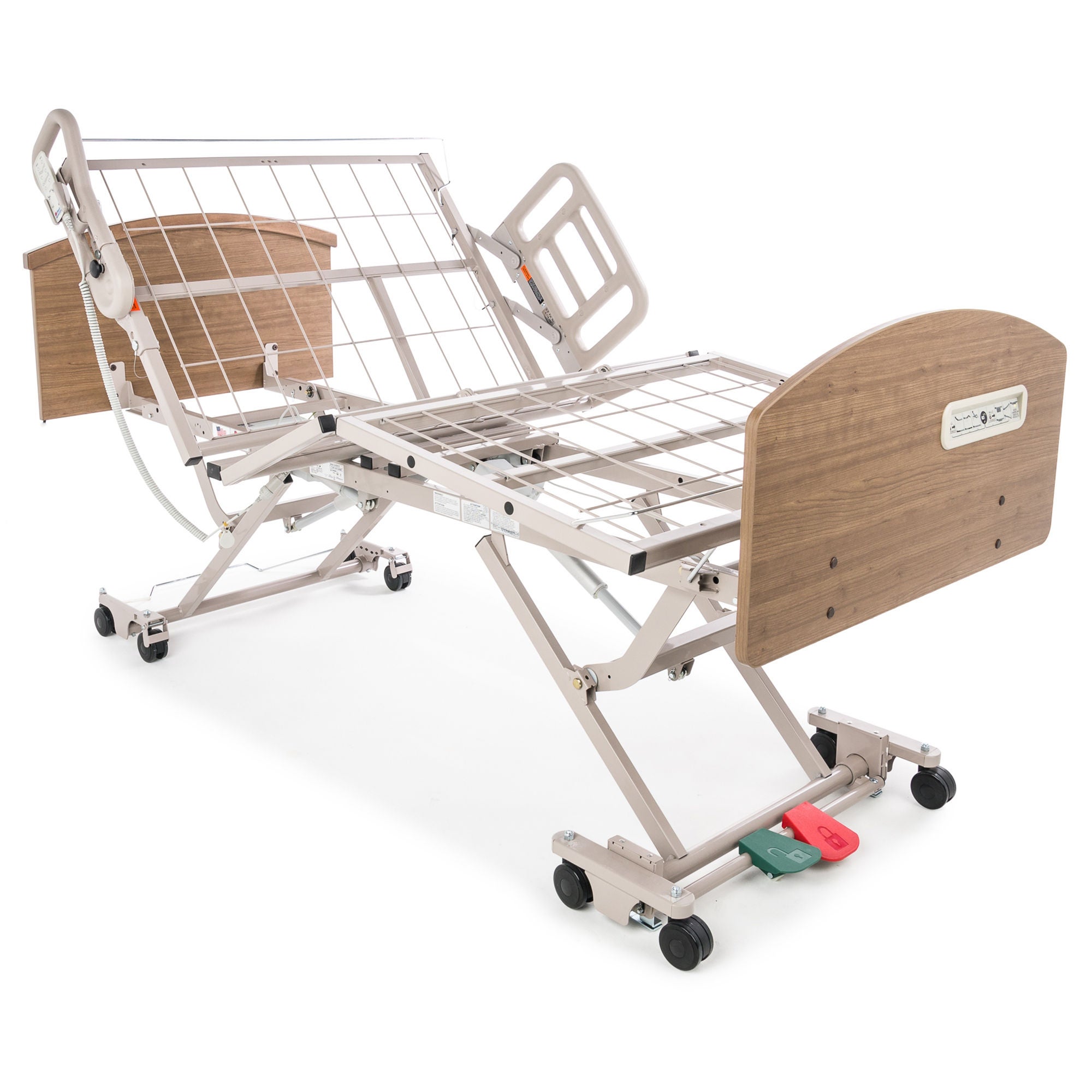 Graham-Field - MZ6AF42 Electric Bed Matrix 6200 Long Term Care High-Low 90.6 Inch Length Expandable Deck 5 Functions 8.95 to 27 Inch Height Range