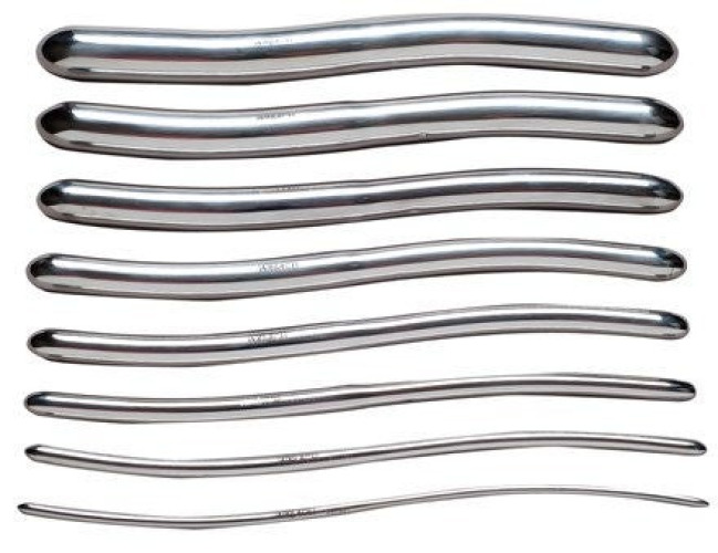 Cooper Surgical - 61207 Cervical Dilator Set Euro-Med® 9 Fr. / 12 Fr. to 51 Fr. / 54 Fr. Hegar German Stainless Steel NonSterile