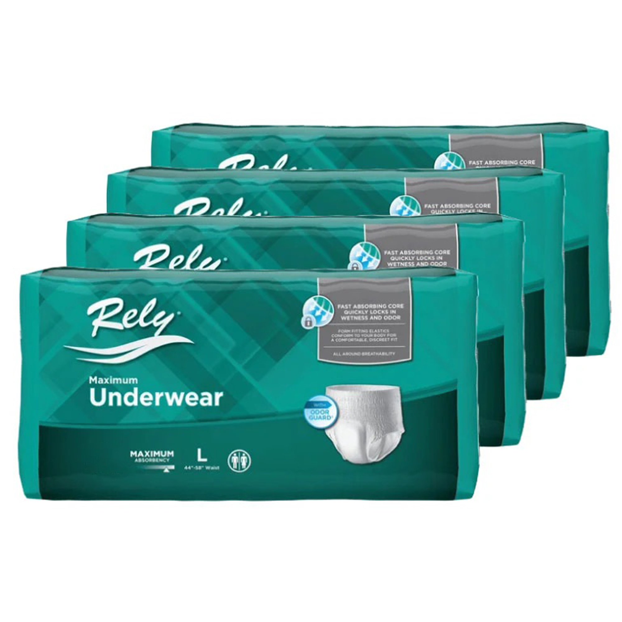 Rely Maximum Absorbent Underwear RLYASP120-1 by ActivStyle