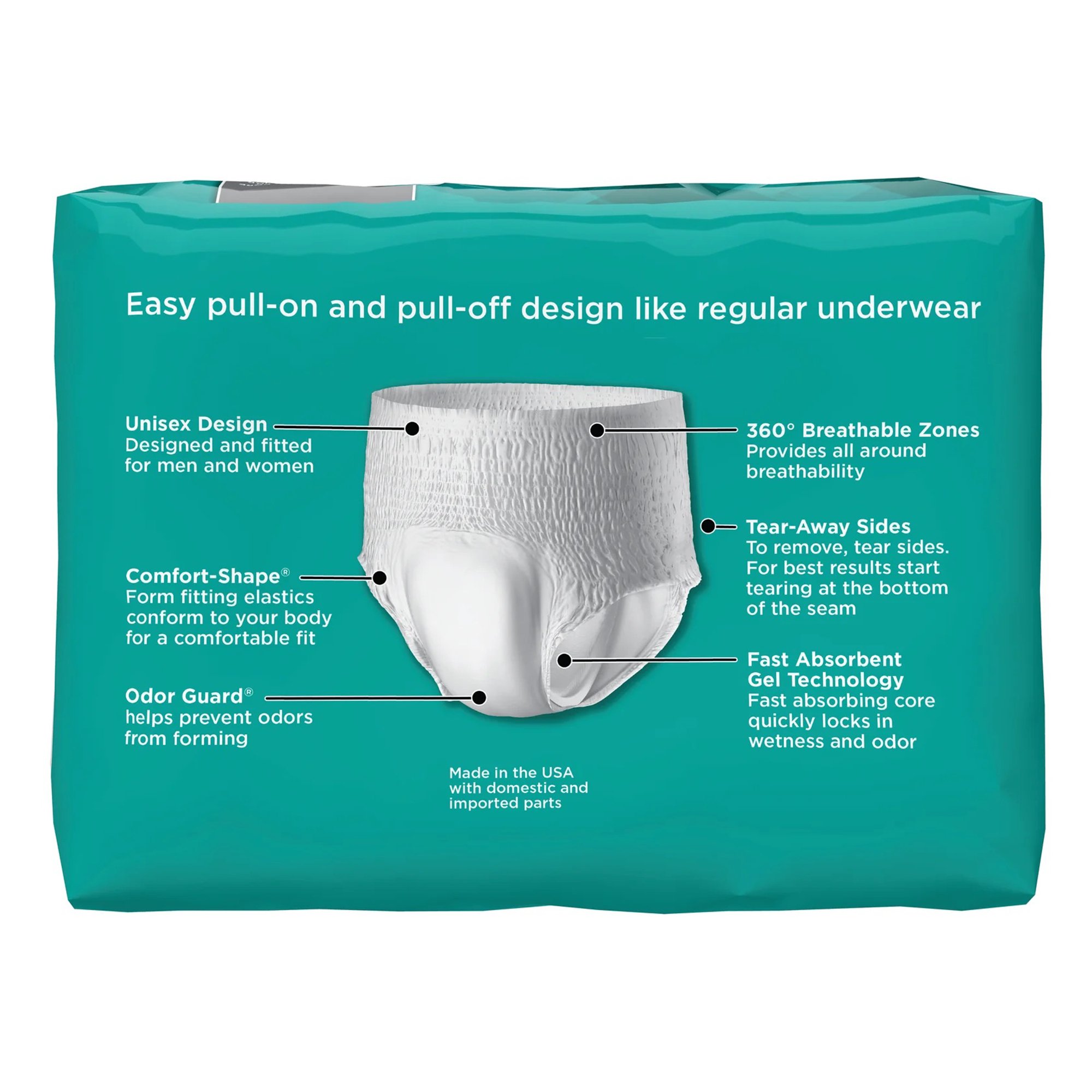 Rely Maximum Absorbent Underwear RLYASP120-1 by ActivStyle