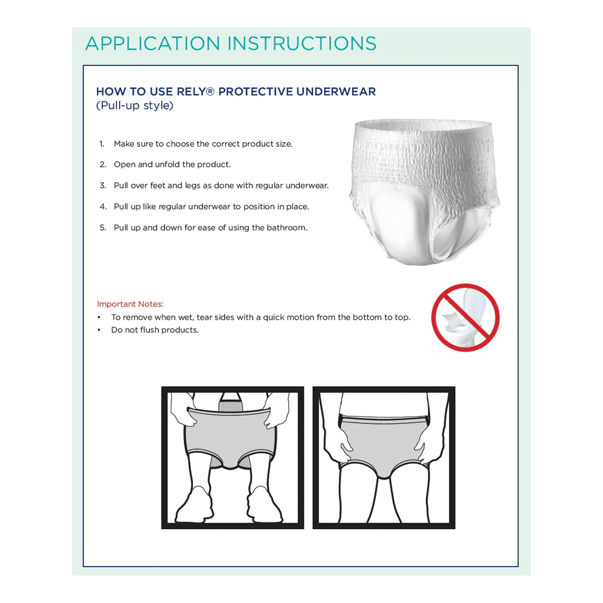 Rely Maximum Absorbent Underwear RLYASP120-1 by ActivStyle