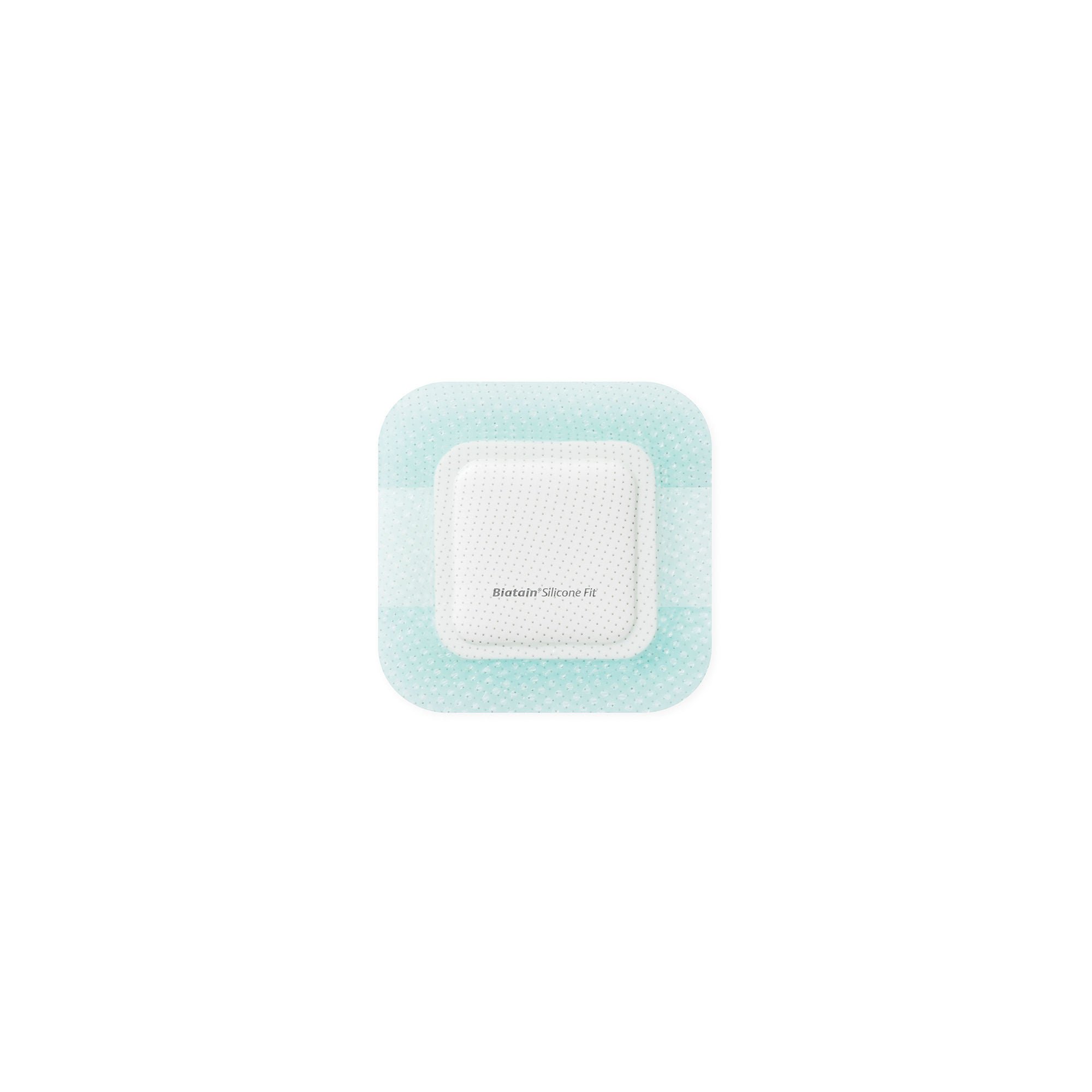 Coloplast - 37539 Silicone Foam Dressing Biatain® Silicone Fit 4 X 4 Inch With Border Film Backing Silicone Adhesive Sacral Sterile