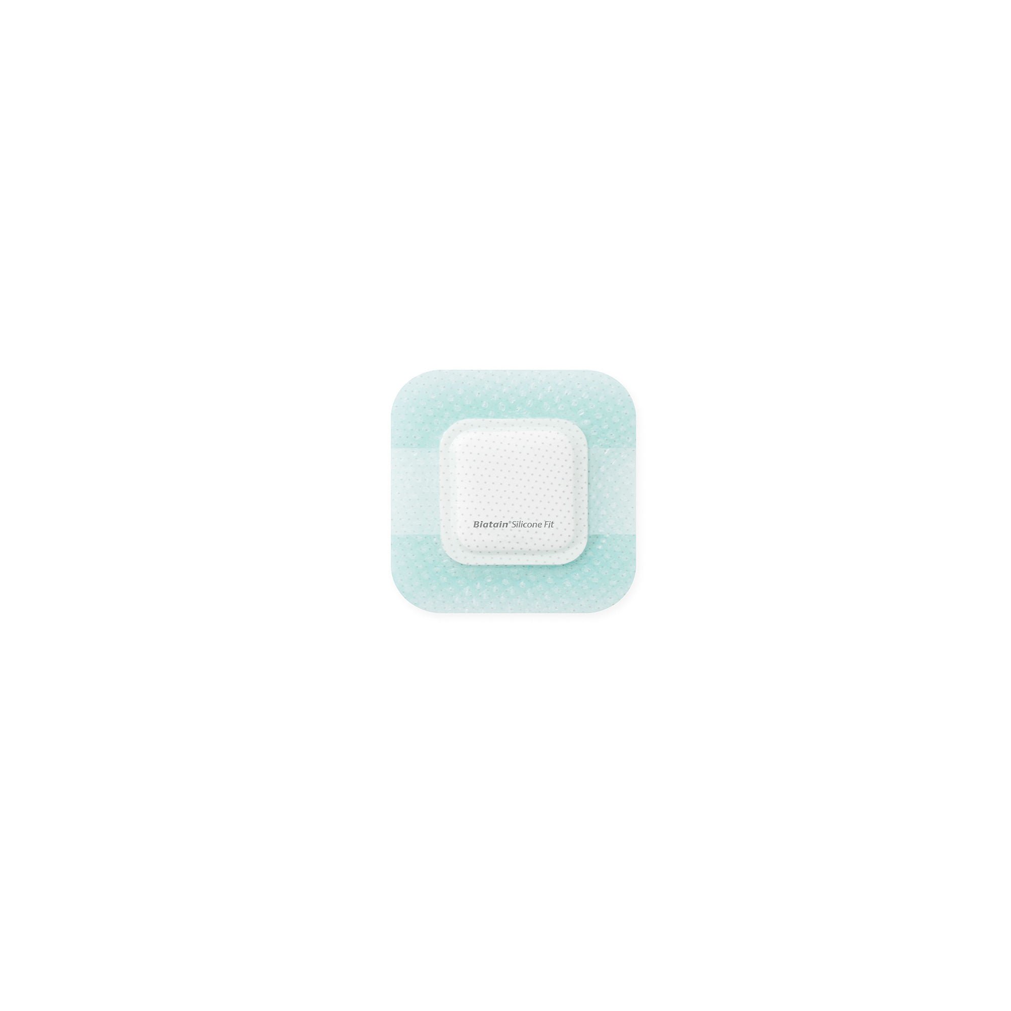 Coloplast - 37538 Silicone Foam Dressing Biatain® Silicone Fit 3 X 3 Inch With Border Film Backing Silicone Adhesive Square Sterile