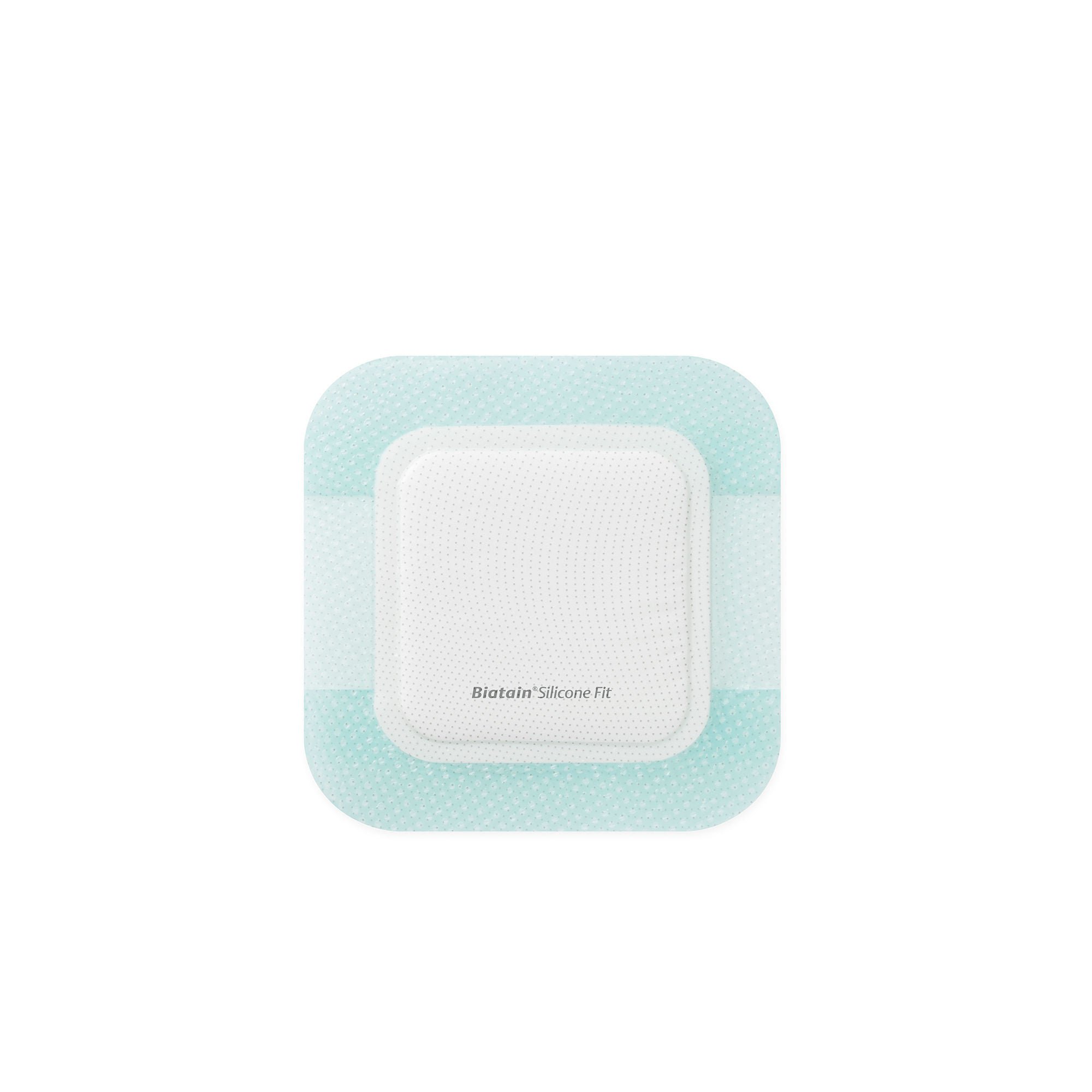 Coloplast - 37541 Silicone Foam Dressing Biatain® Silicone Fit 6 x 6 Inch With Border Film Backing Silicone Adhesive Square Sterile