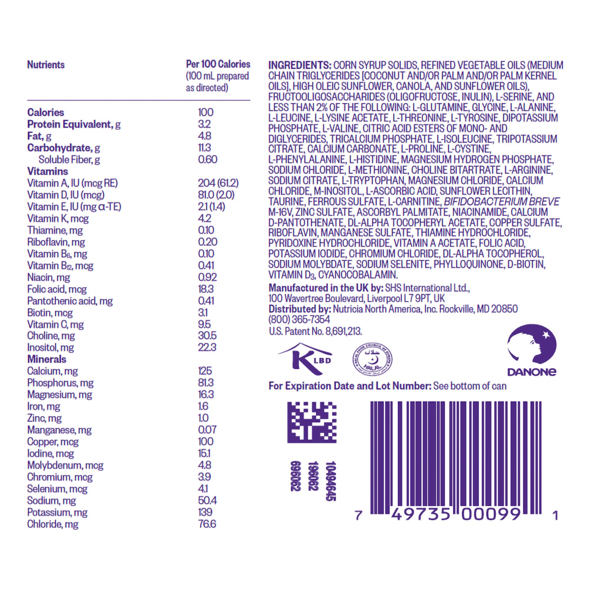 Nutricia North America 196062 - Neocate® Syneo® Junior Hypoallergenic Amino Acid–Based Formula, 14.1-ounce can - 1/Each, 4/Case