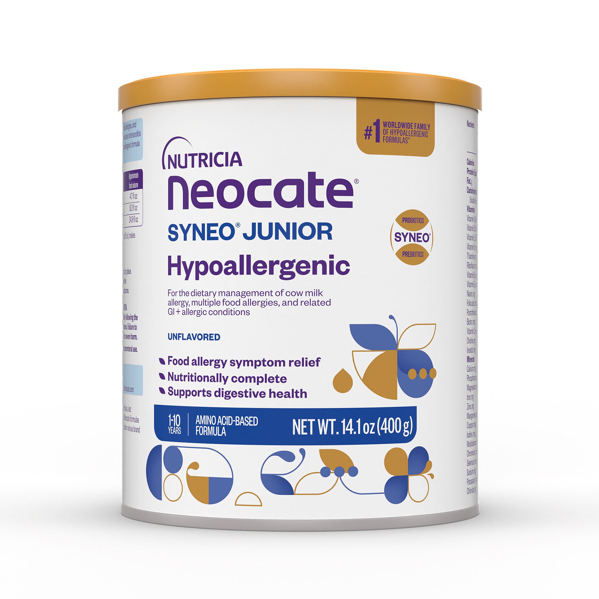 Nutricia North America - 196062 Neocate® Syneo® Junior Hypoallergenic Amino Acid–Based Formula