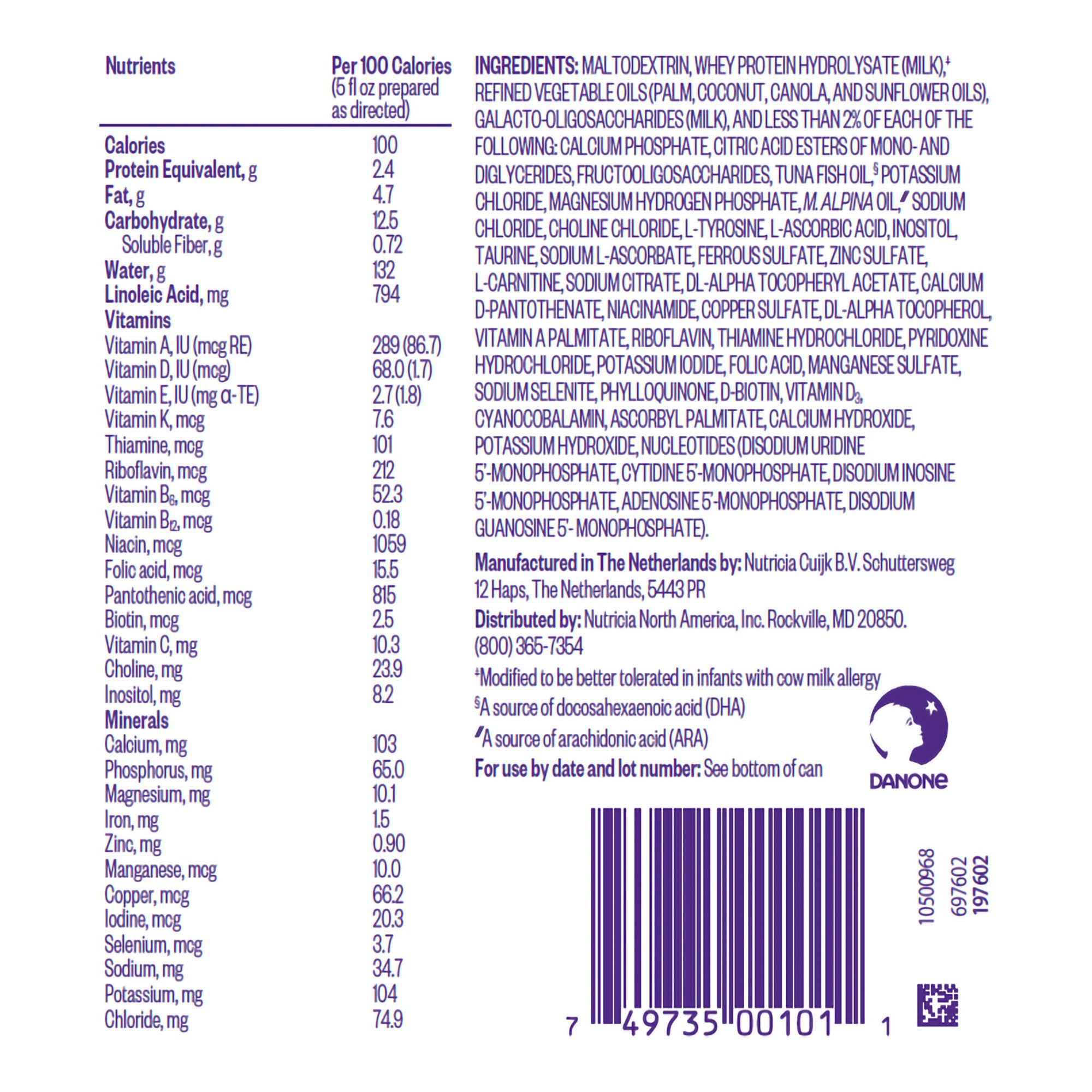 Nutricia North America 199359 - Pepticate™ Hypoallergenic Infant Formula, 13.2-ounce can - 1/Each, 4/Case