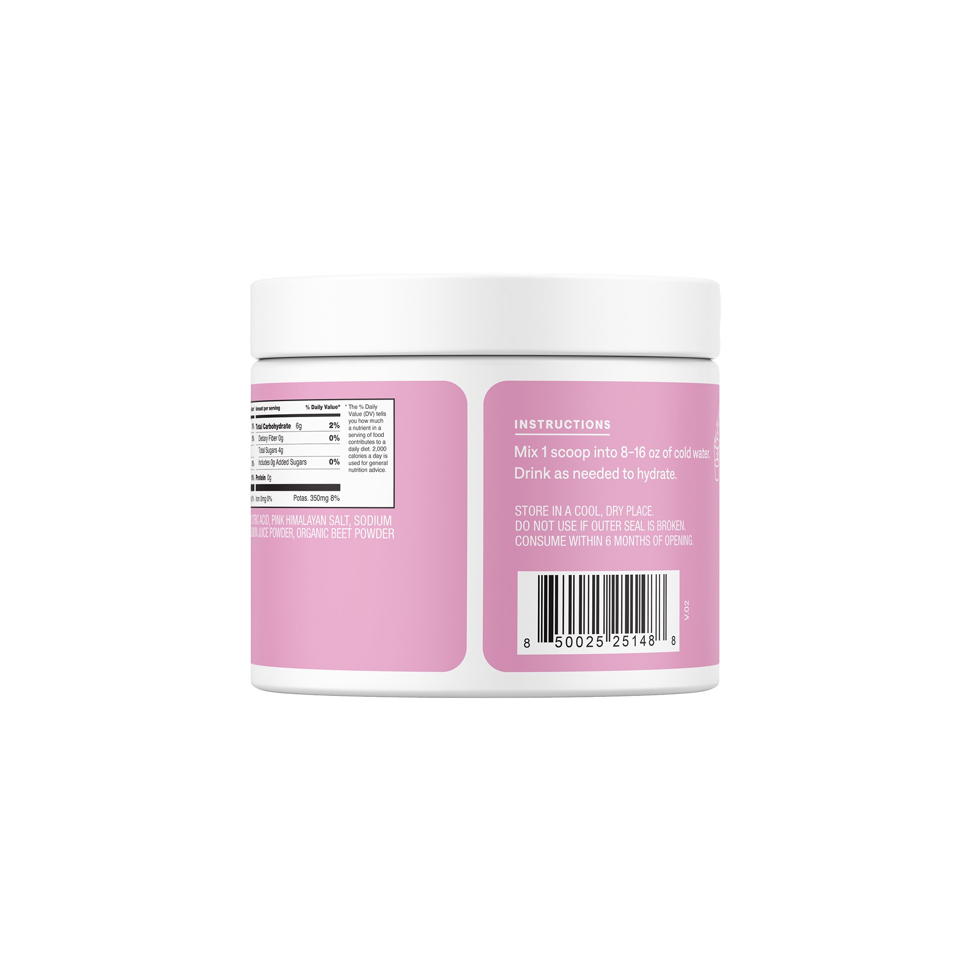 Cure Hydration HM7005 - Cure Electrolyte Drink Mix, Watermelon, 7.2-ounce Jar - 1/Each, 12/Case