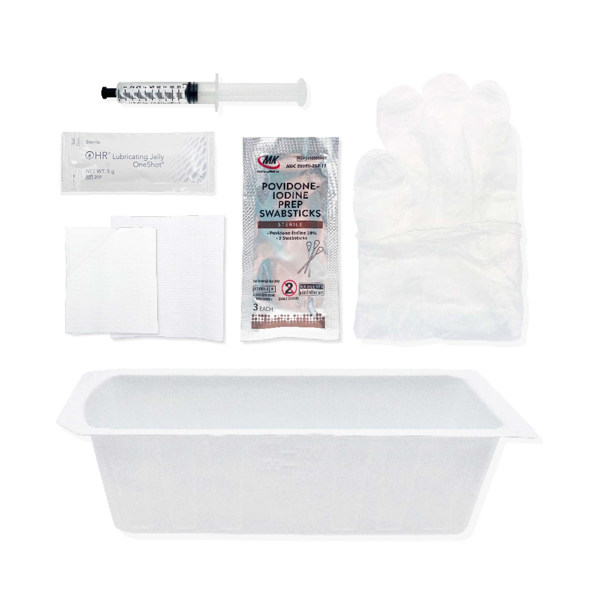 HR Healthcare - FIT10PVP Catheter Insertion Tray TruAdvance™ Foley Without Catheter Without Catheter
