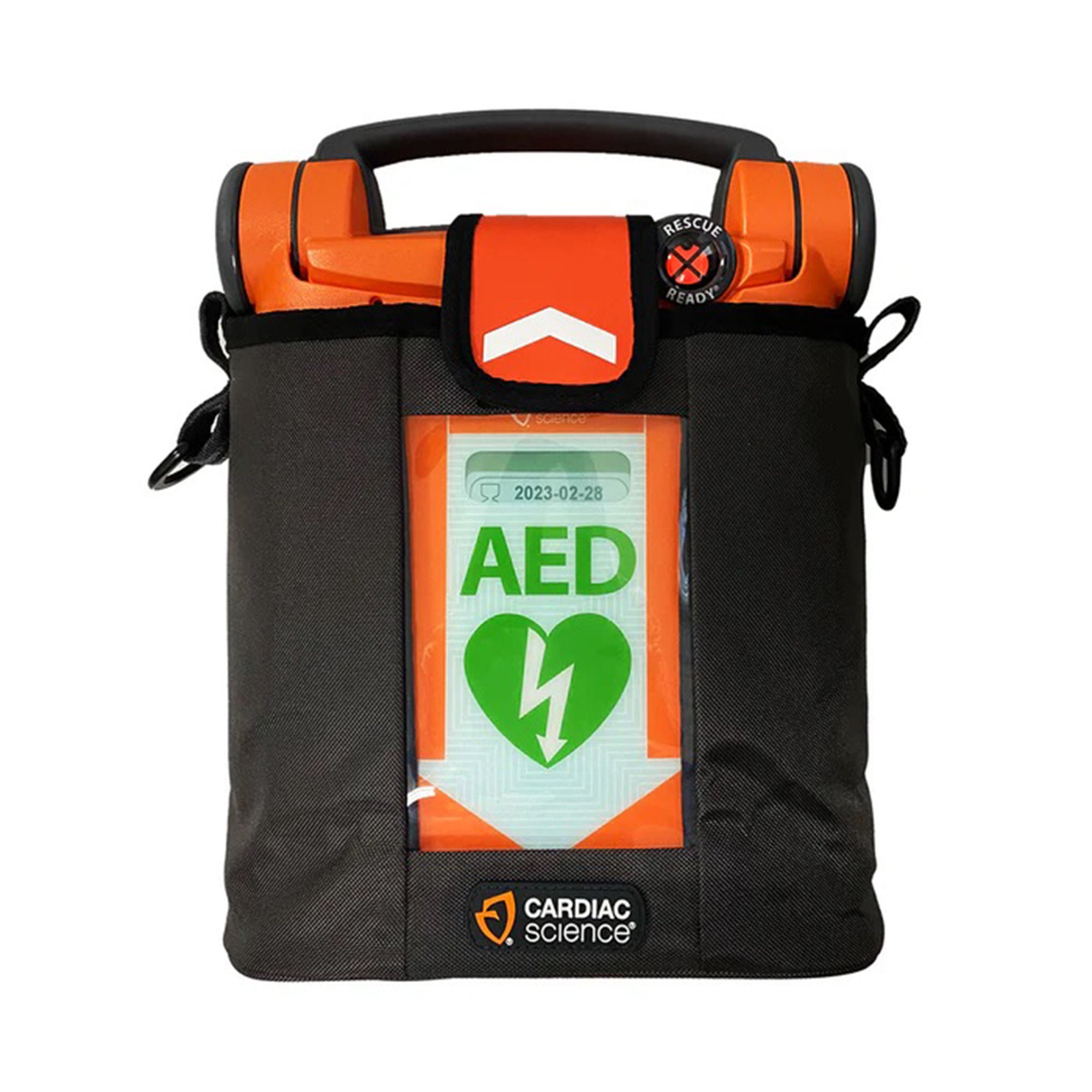 Florida Medical Sales - Z-G5A-80C-S AED Unit Automatic Powerheart® AED G5 Electrode Pads Contact Battery Operated LCD Display