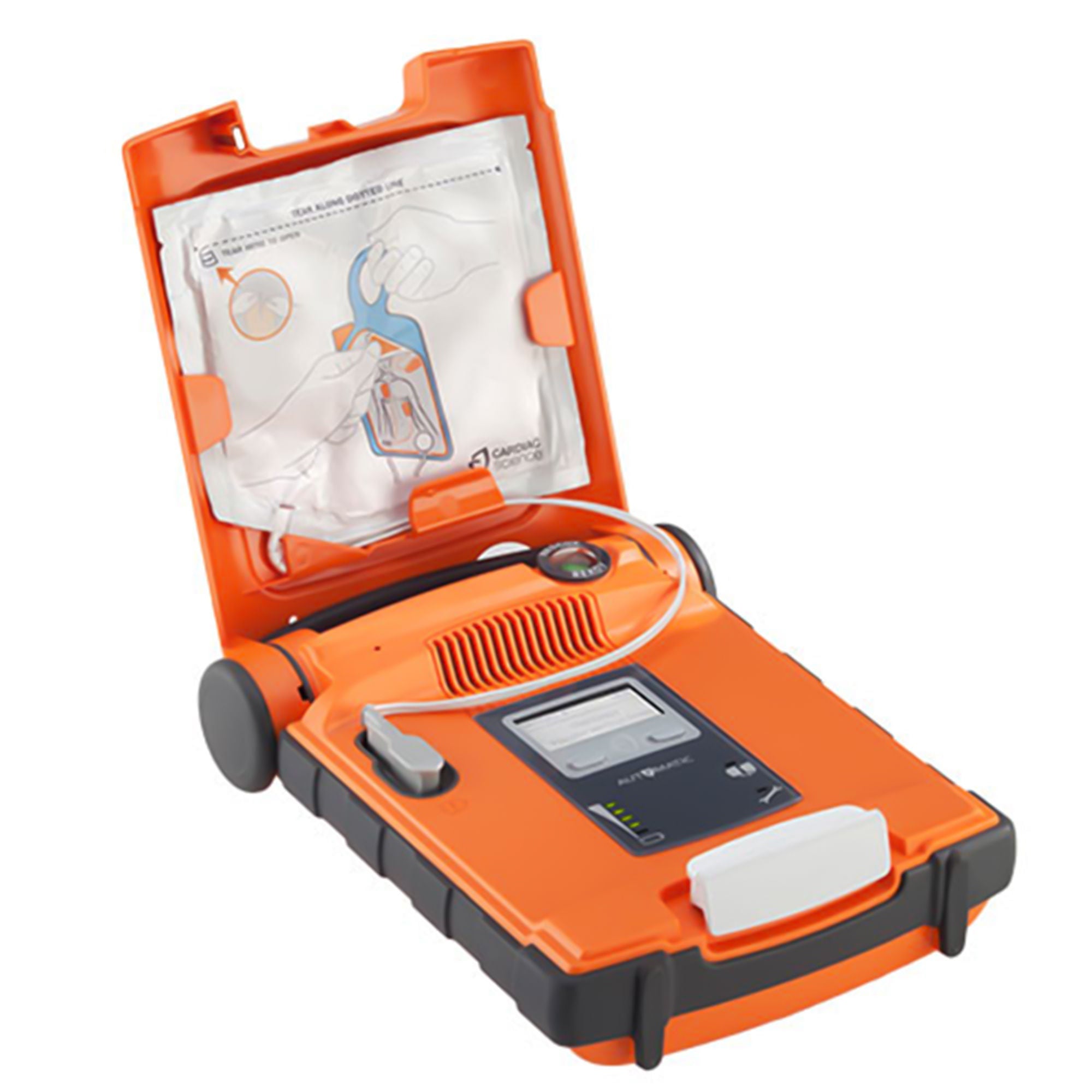 Florida Medical Sales - Z-G5A-80C-S AED Unit Automatic Powerheart® AED G5 Electrode Pads Contact Battery Operated LCD Display