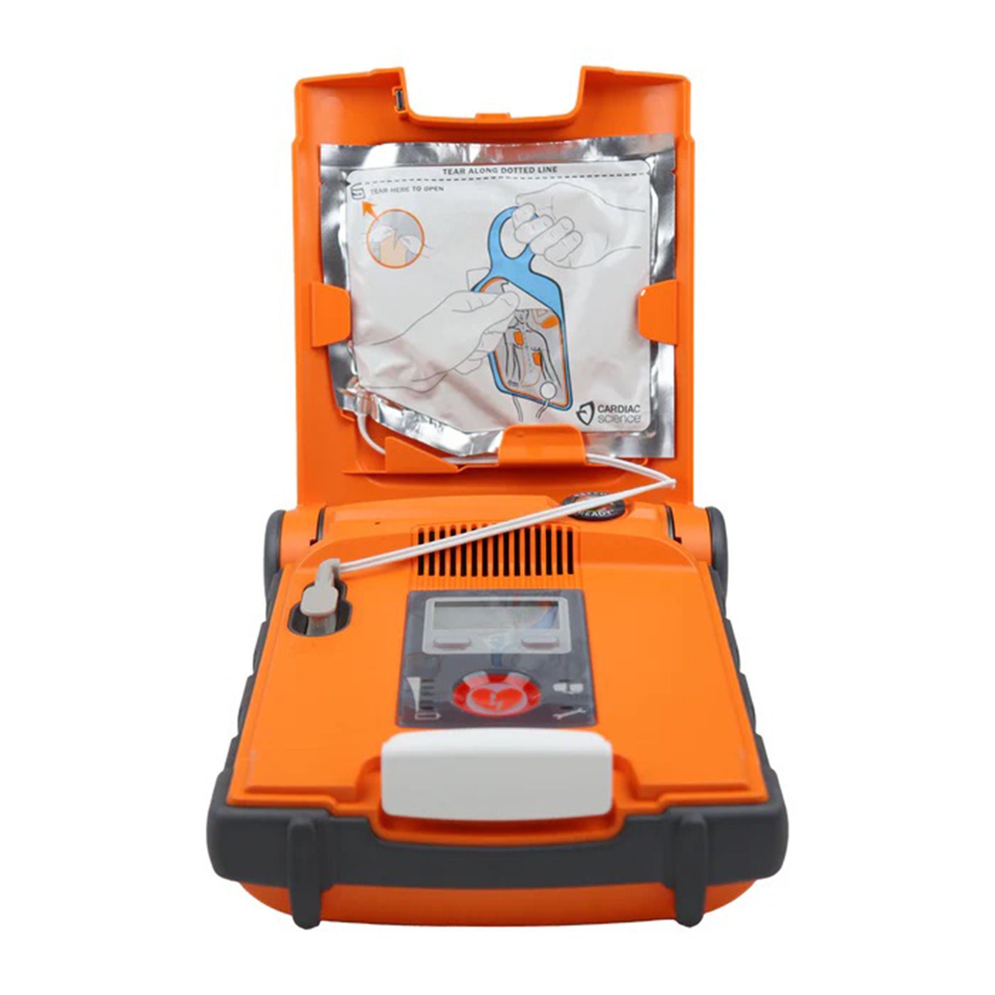 Florida Medical Sales - Z-G5A-80C-S AED Unit Automatic Powerheart® AED G5 Electrode Pads Contact Battery Operated LCD Display