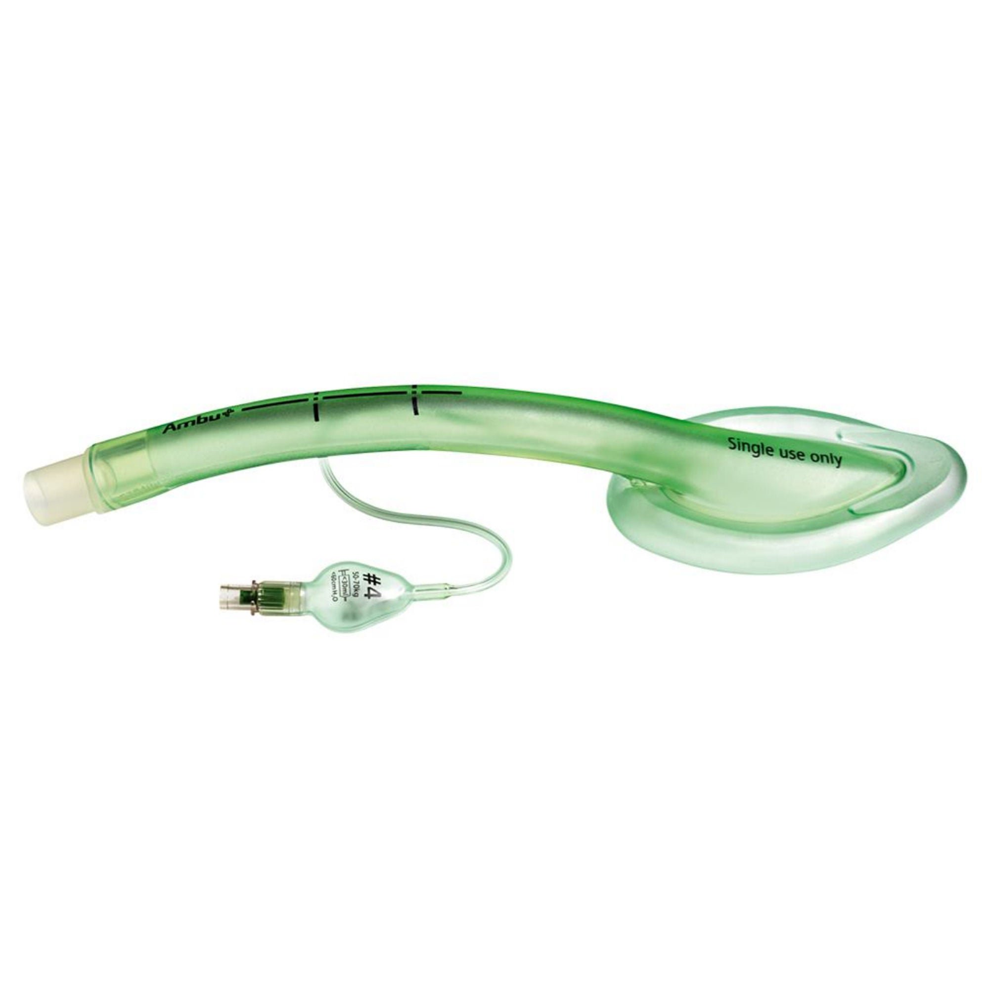 Ambu - 324400000U Straight Laryngeal Mask AuraStraight™ Size 4 30 mL Cuff PP / PVC / Silicone Single Patient Use Sterile