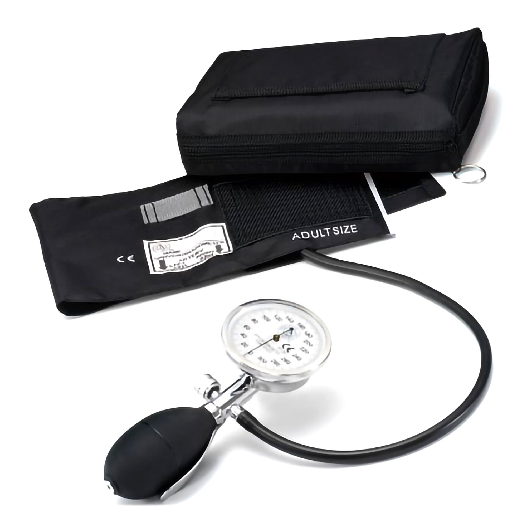 Prestige Medical - 887-BLK Aneroid Sphygmomanometer with Cuff Prestige Medical® Adult Cuff Arm Nylon Cuff 25 to 40 cm Palm Aneroid