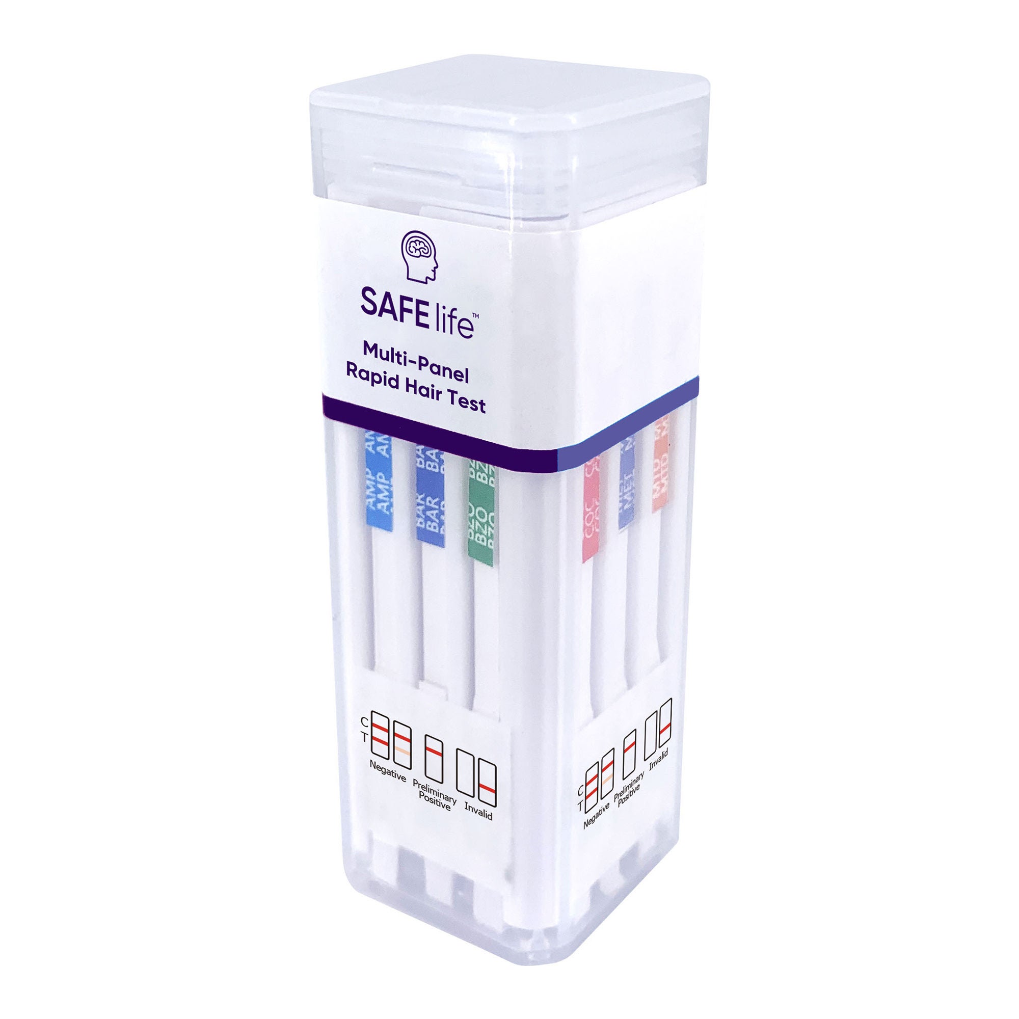 Wondfo USA Co Ltd - QHDOA-1108 Drugs of Abuse Test Kit SAFElife™ AMP, BAR, BUP, BZO, COC, FTL, mAMP/MET, OPI, OXY, PCP 25 Tests For Forensic Use Only