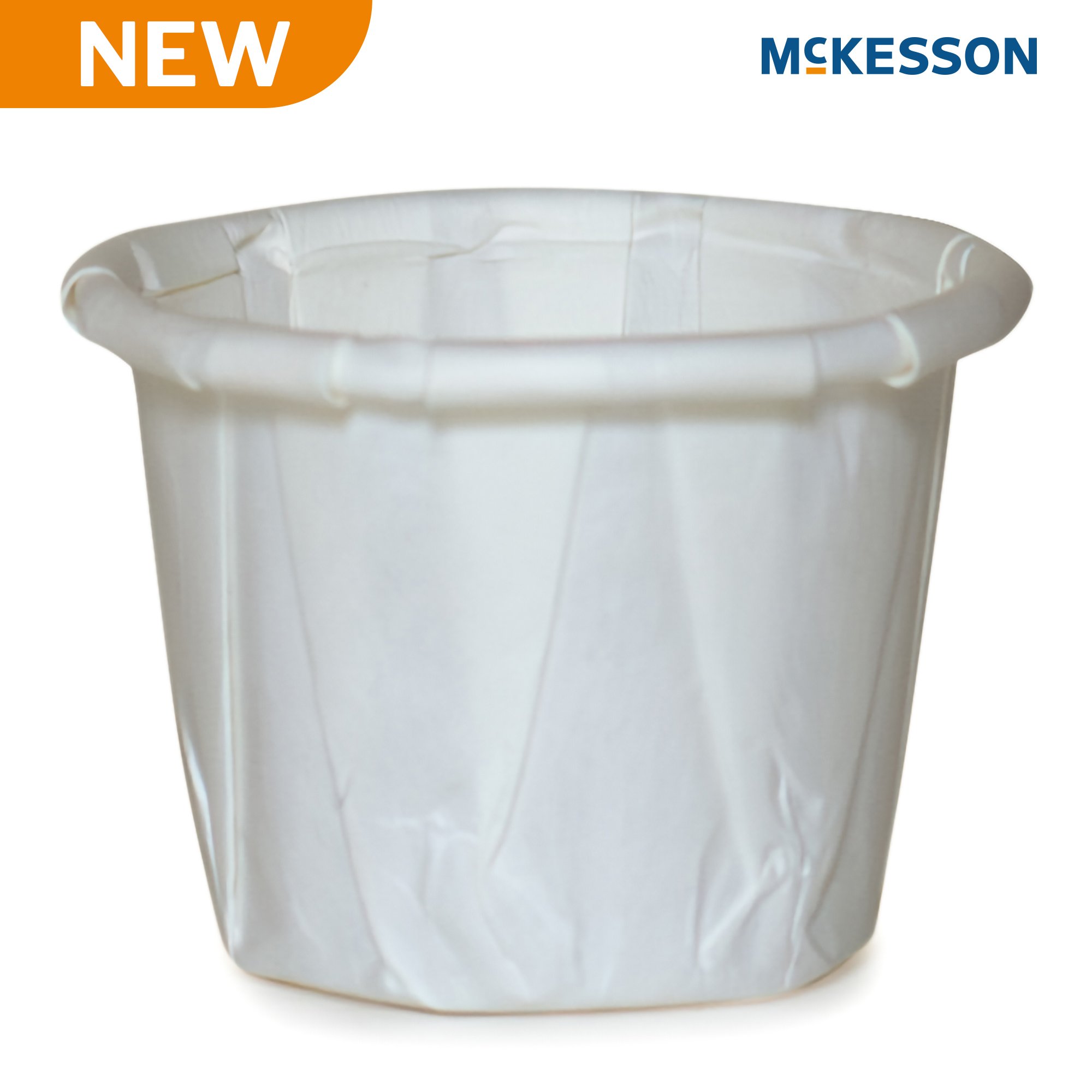 McKesson Brand 16-050-2050 - McKesson White Paper Soufflé Cup, 0.5-ounce Capacity - 250/Sleeve, 5000/Case