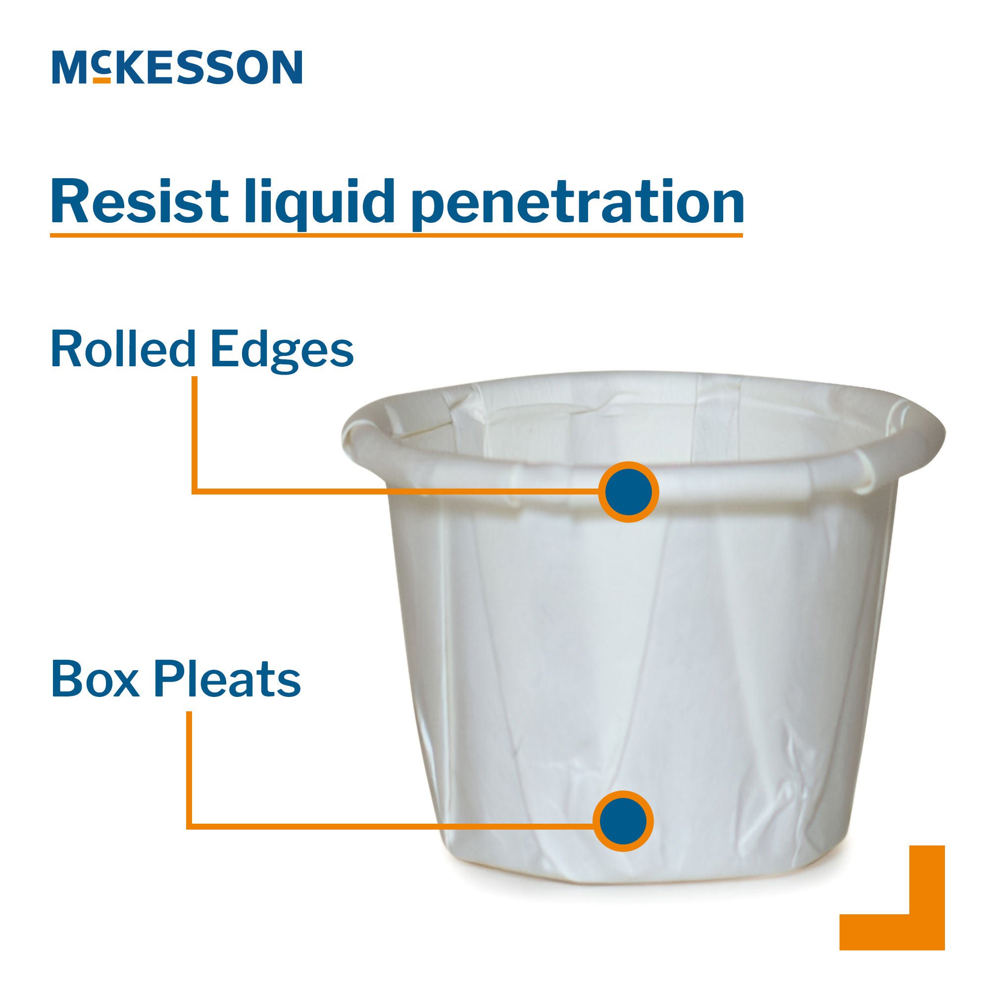 McKesson Brand - 16-050-2050 McKesson White Paper Soufflé Cup