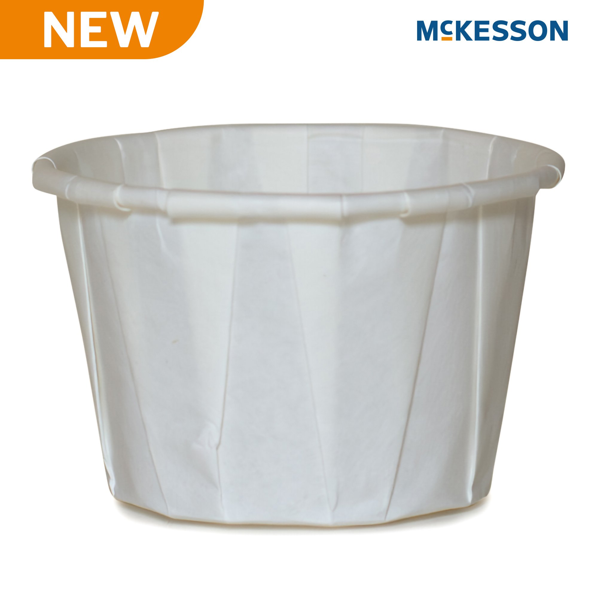 McKesson Brand 16-200-2050 - McKesson White Paper Soufflé Cup, 2-ounce Capacity - 250/Sleeve, 5000/Case