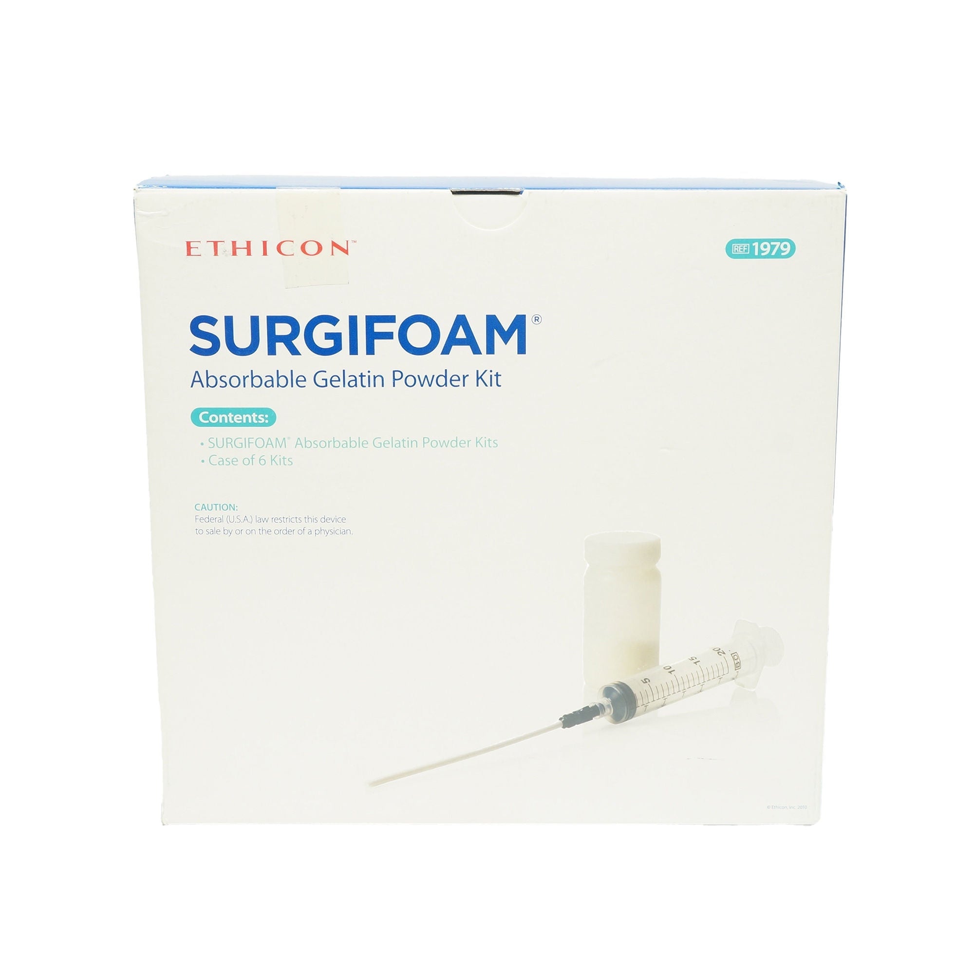 J & J Healthcare Systems - 1979 Absorbable Gelatin Powder Kit SURGIFOAM® 1 Gram Sterile