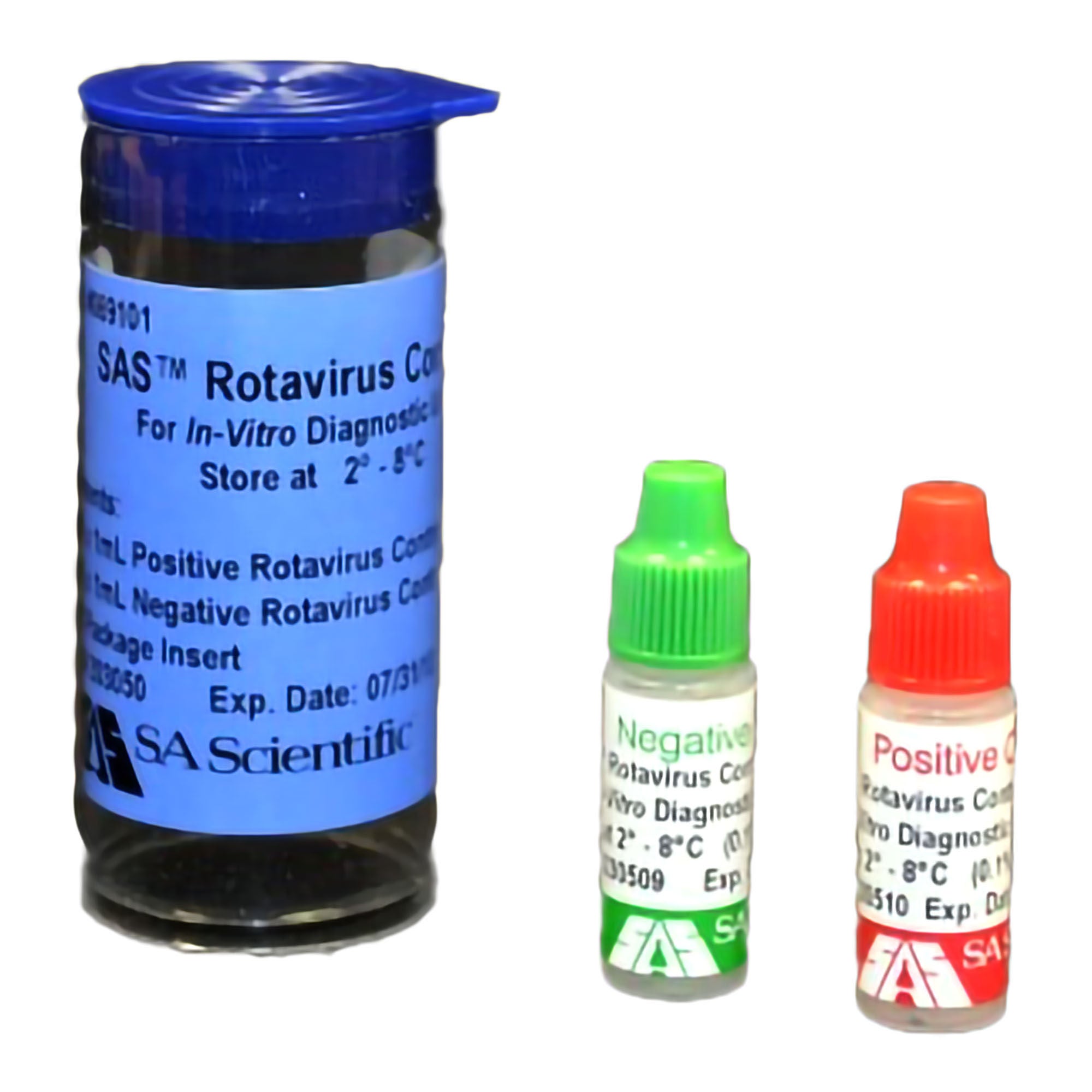 SA Scientific Ltd - 069101 Control Set SAS™ Rotavirus Positive Level / Negative Level 2 X 1 mL