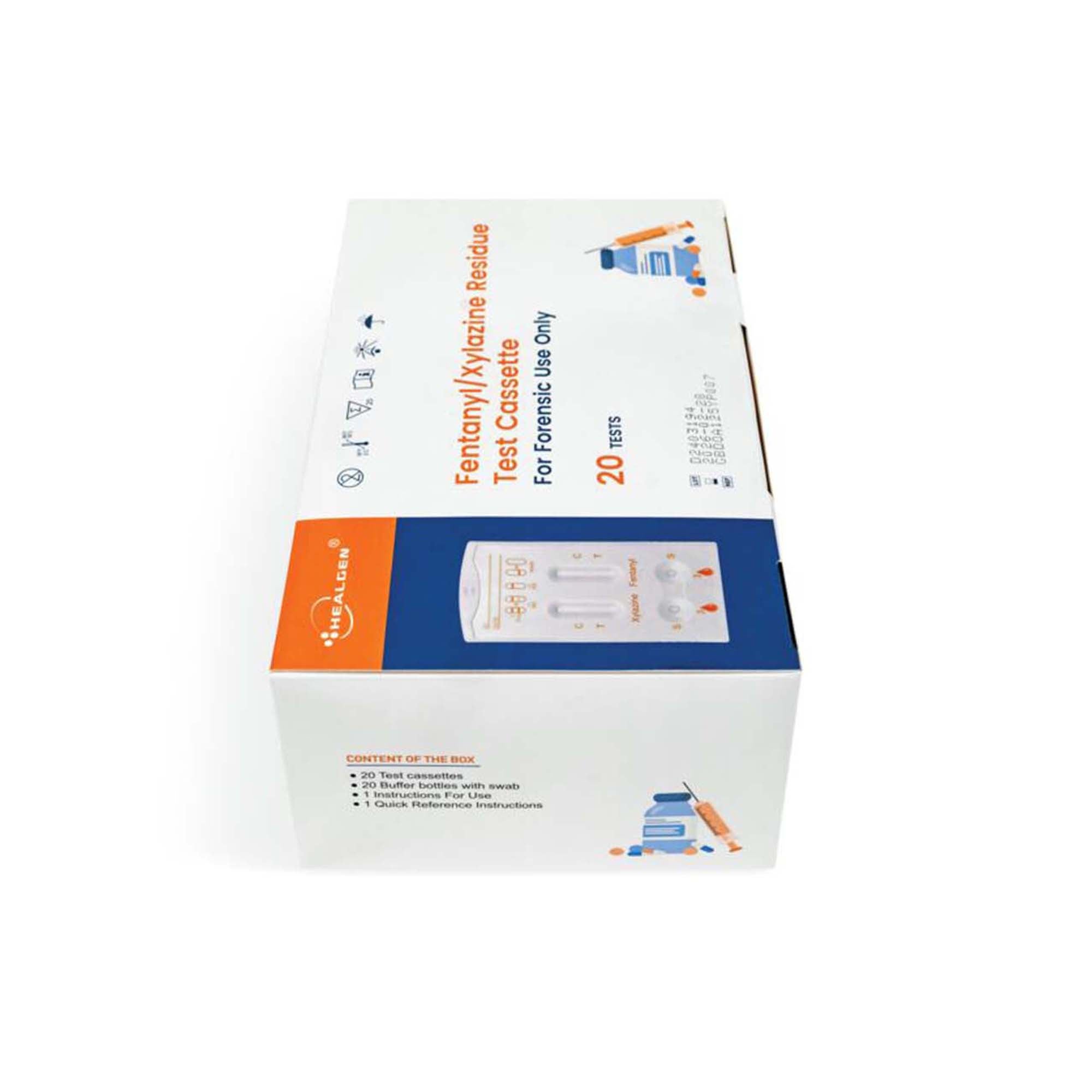 Abbott Rapid Dx North America LLC - GBDOA-125-YP-007 Drug Identification Test Kit Healgen® Fentanyl / Xylazine 20 Tests For Forensic Use Only