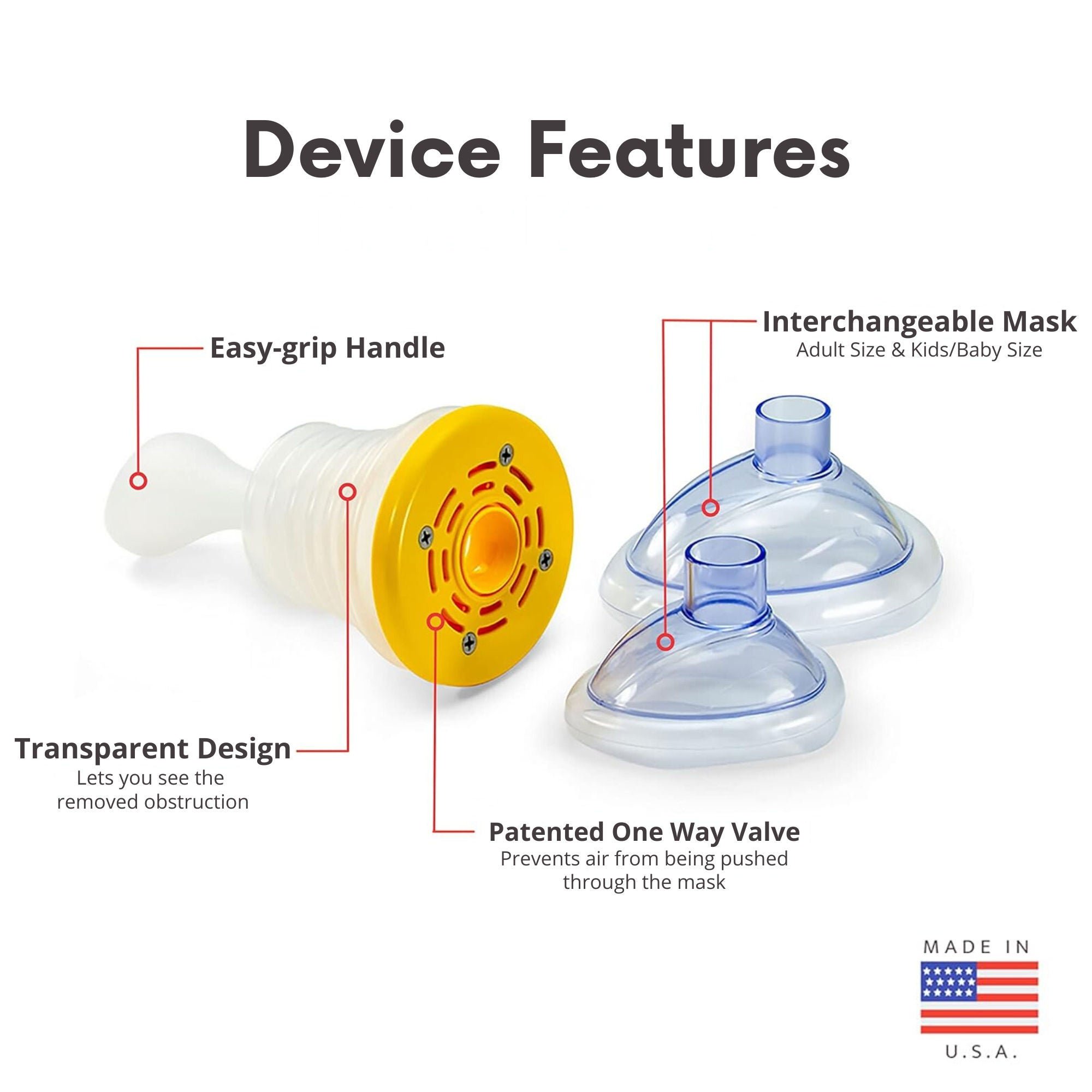LifeVac LLC - TK-B LifeVac Travel Kit – Portable Choking Rescue Device