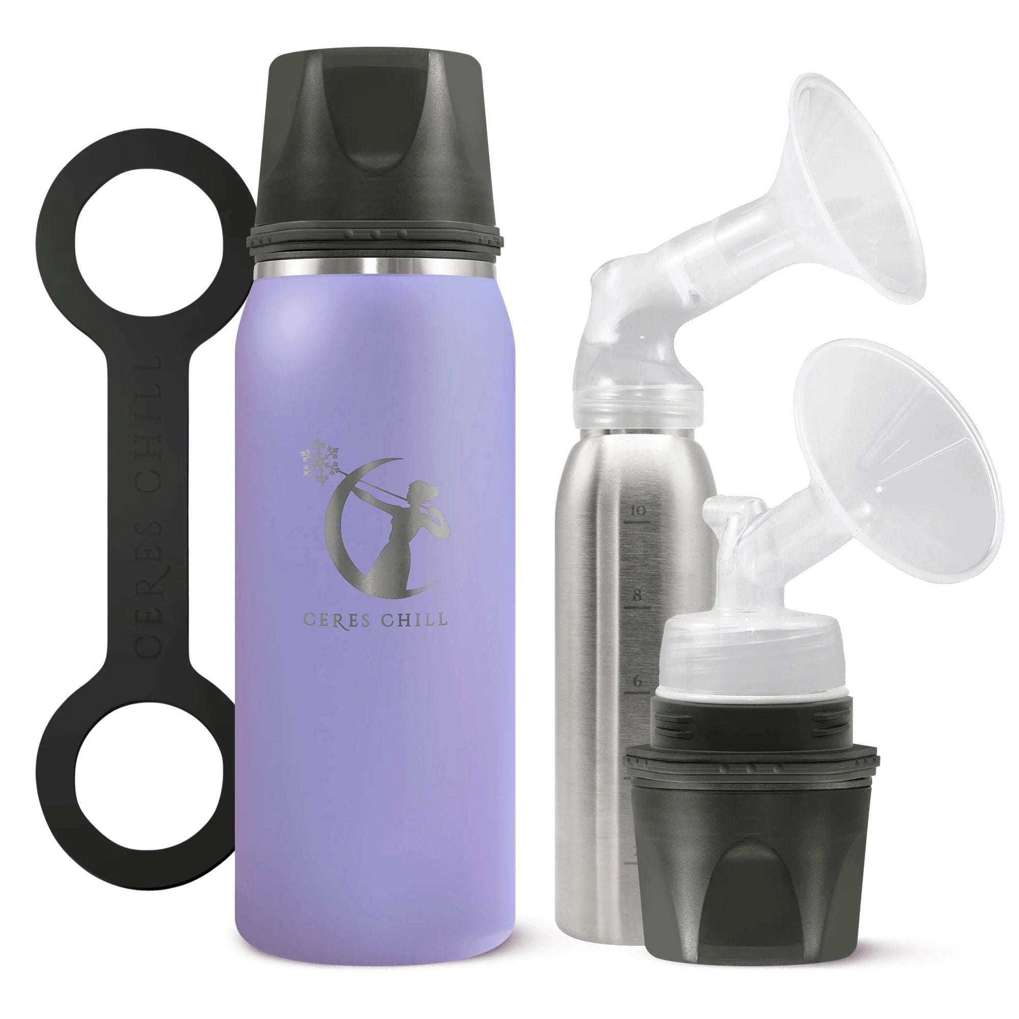 Ceres Chill Co - CC-1-BC-L-UV Ceres Chill OG Stainless Steel Breast Milk Chiller Container
