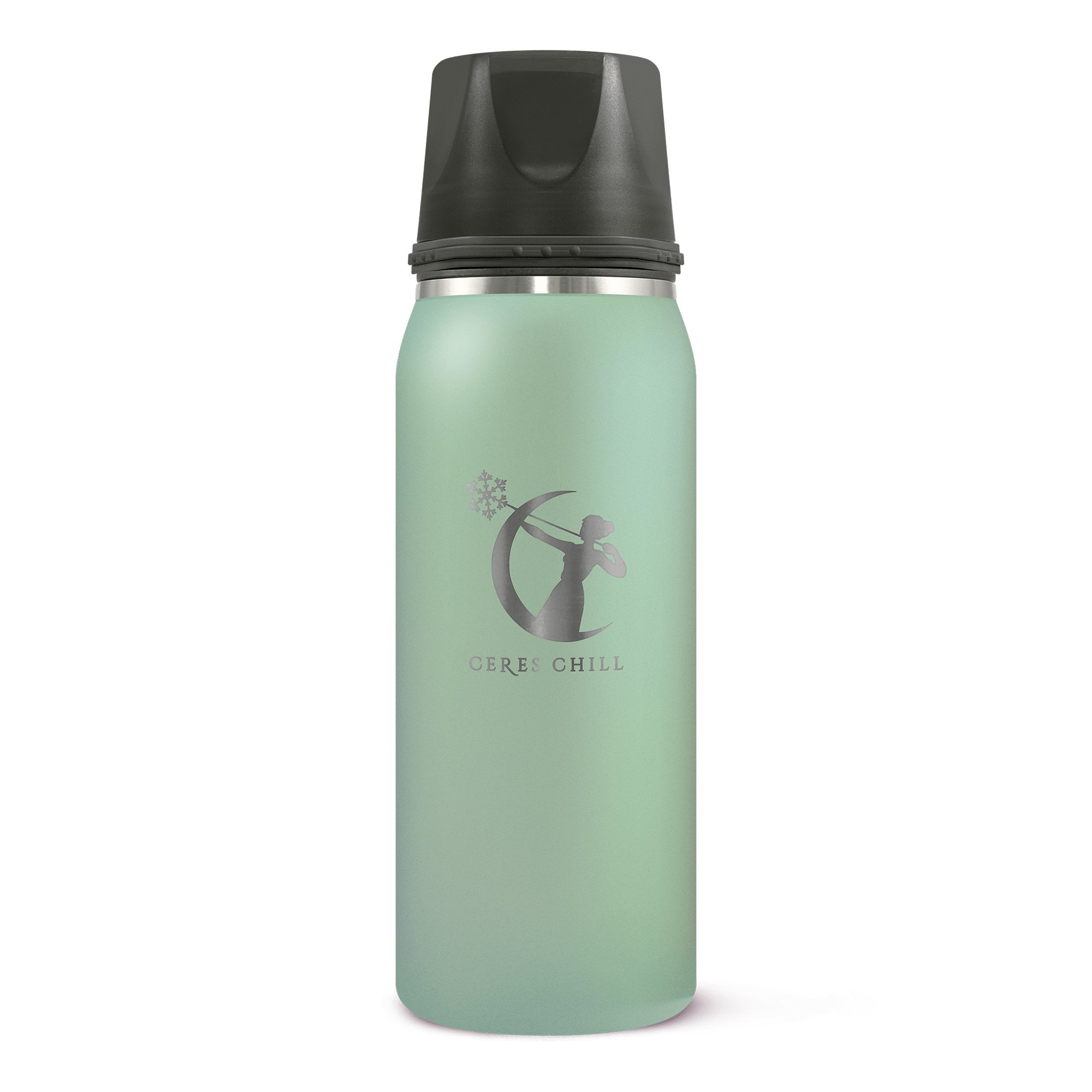 Ceres Chill Co CC-1-BC-L-ZN - Ceres Chill OG Stainless Steel Breast Milk Chiller Container, Light Green - 1/Each, 12/Case