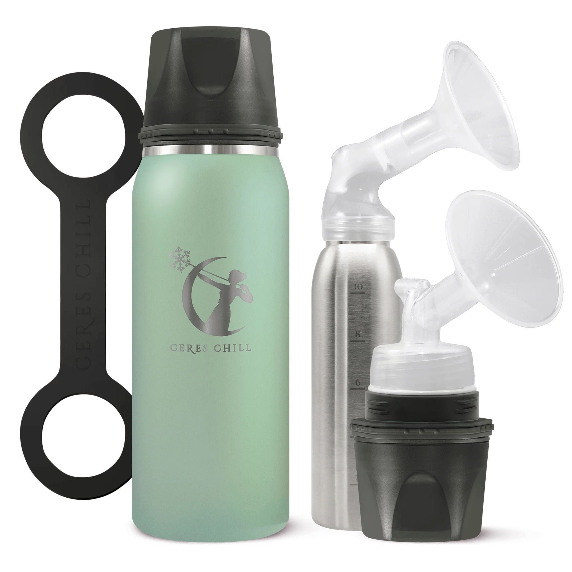 Ceres Chill Co - CC-1-BC-L-ZN Ceres Chill OG Stainless Steel Breast Milk Chiller Container