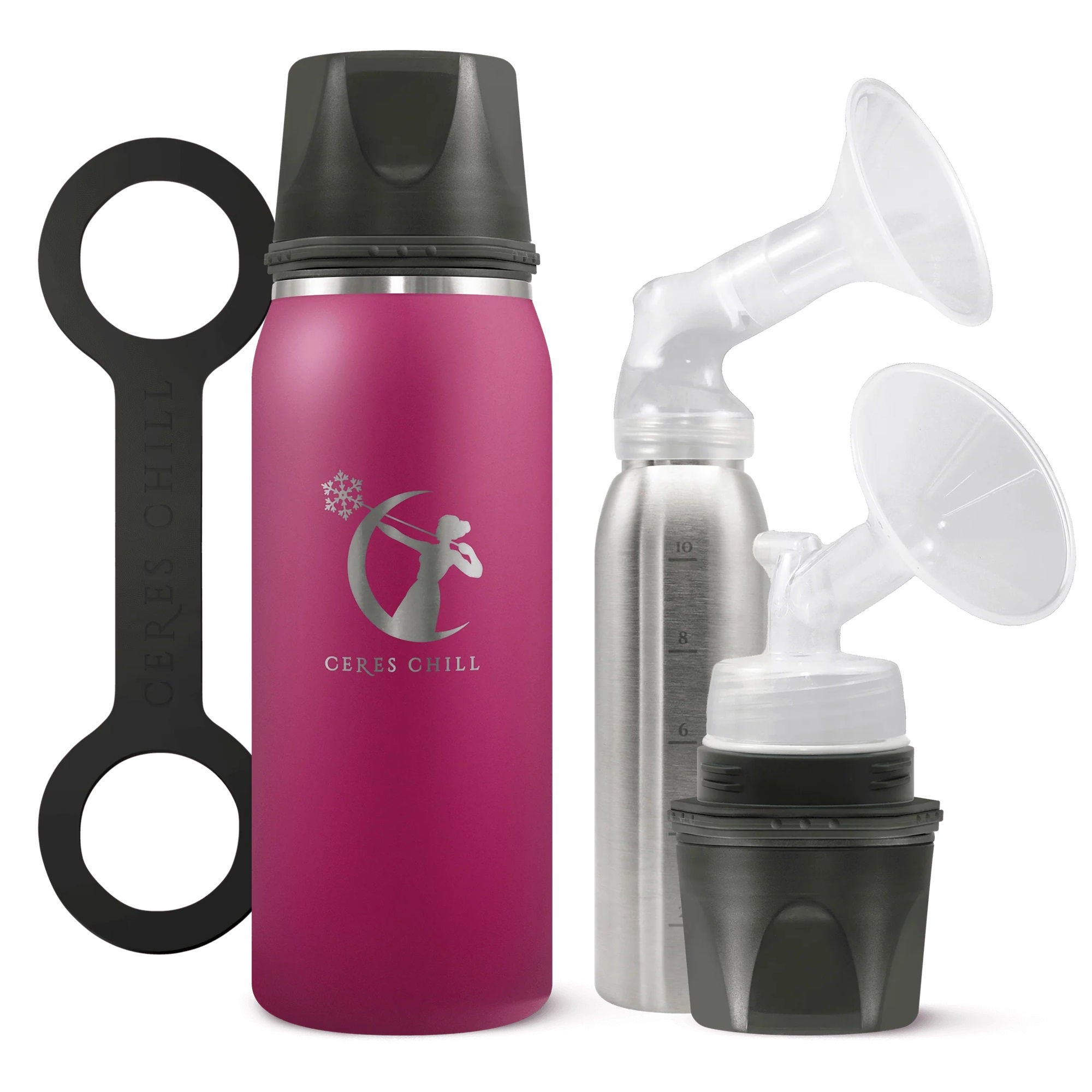 Ceres Chill Co - CC-1-BC-L-PL Ceres Chill OG Stainless Steel Breast Milk Chiller Container